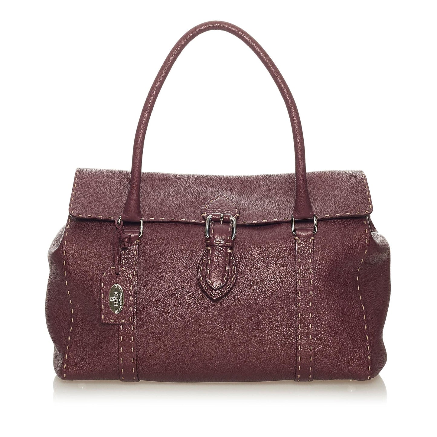 Fendi Selleria Linda Leather Handbag (27779)