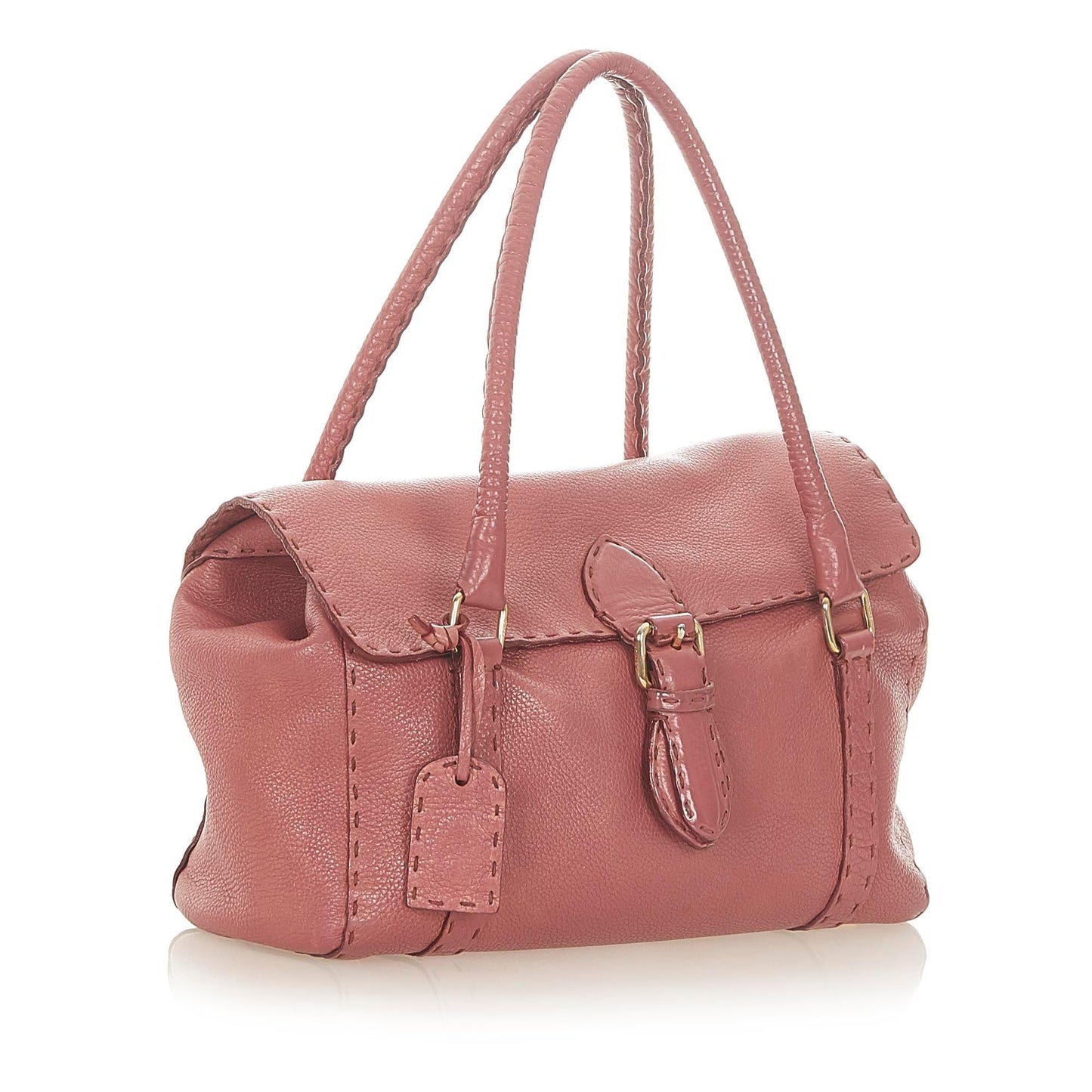 Fendi Selleria Linda Leather Handbag (31685)
