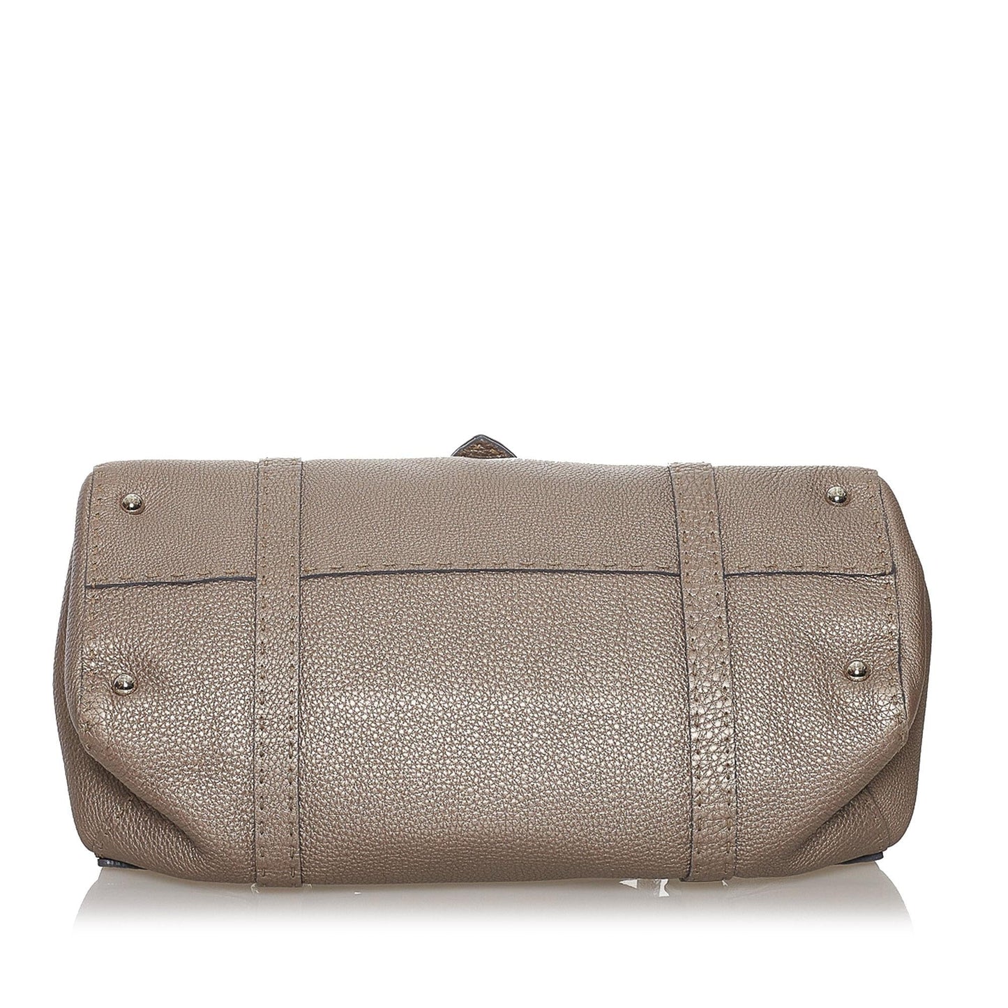Fendi Selleria Linda Leather Handbag (33666)