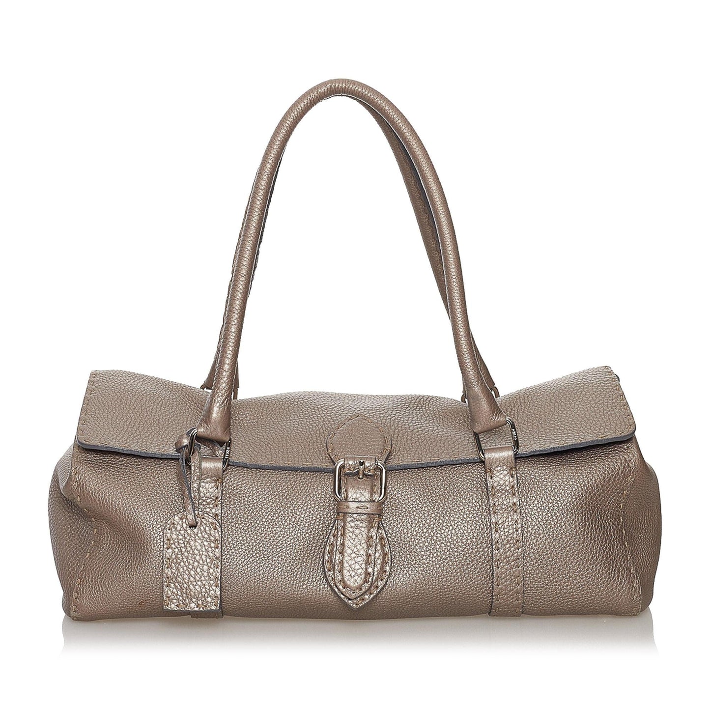 Fendi Selleria Linda Leather Handbag (33666)