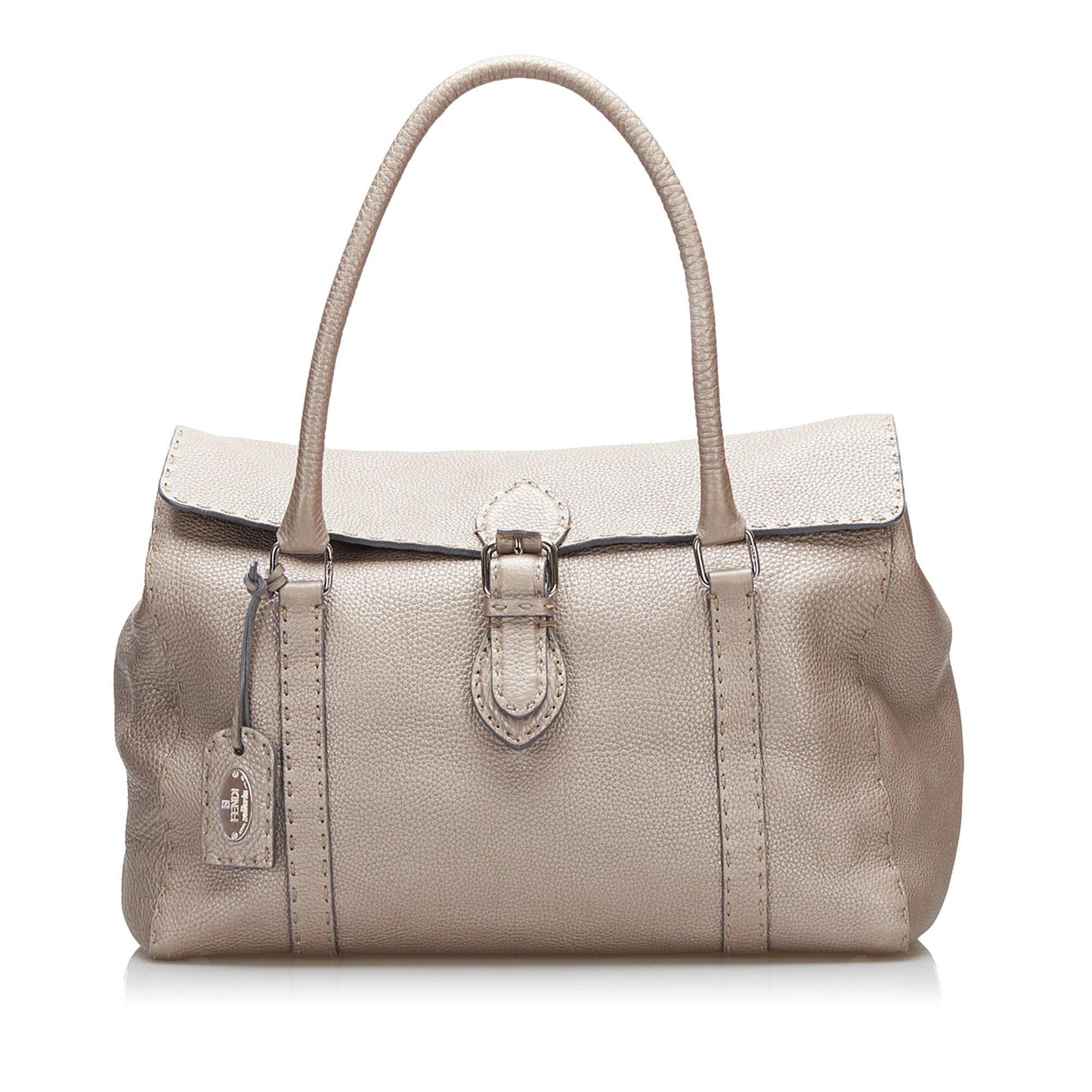 Fendi Selleria Linda Leather Handbag (uYGmwL)