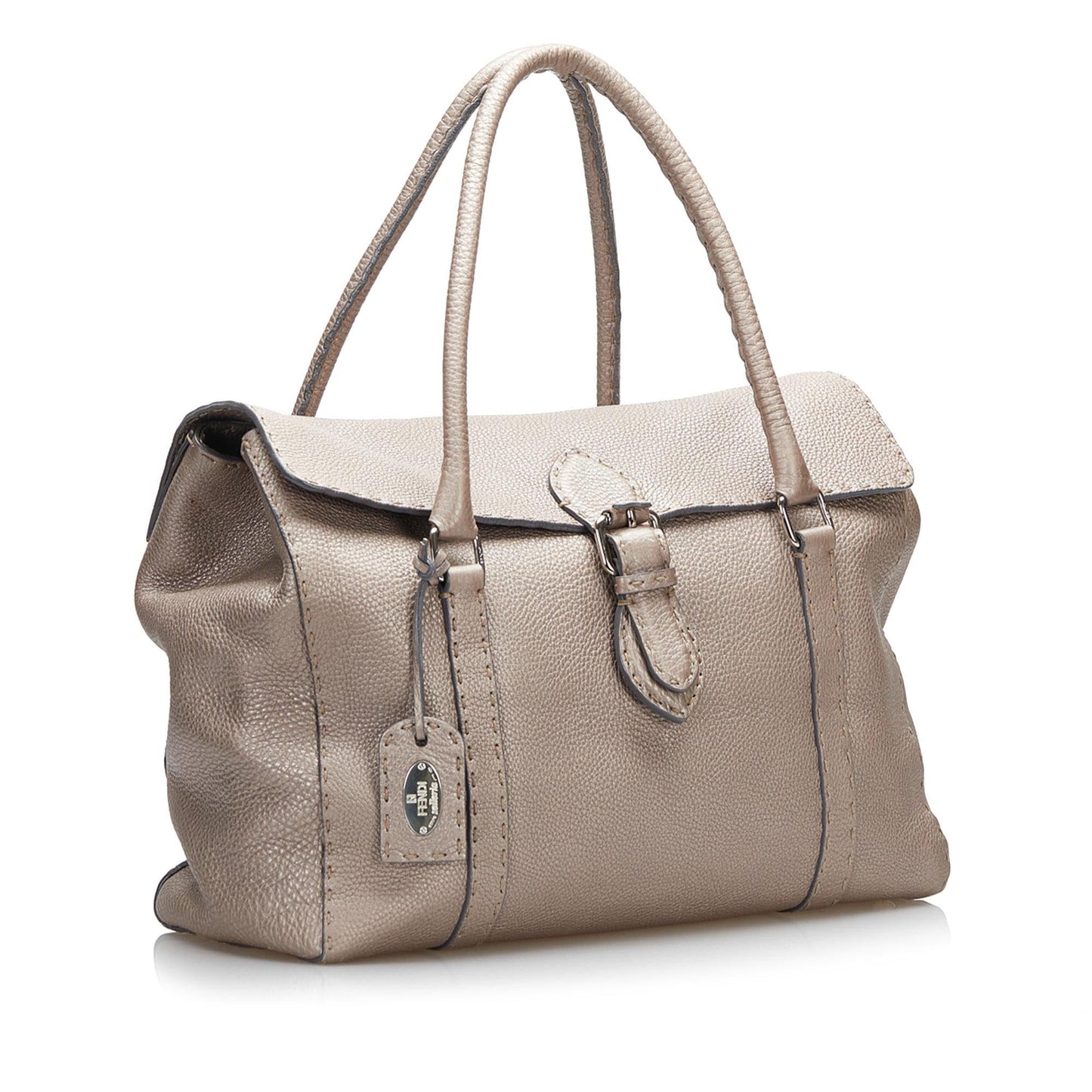 Fendi Selleria Linda Leather Handbag (uYGmwL)