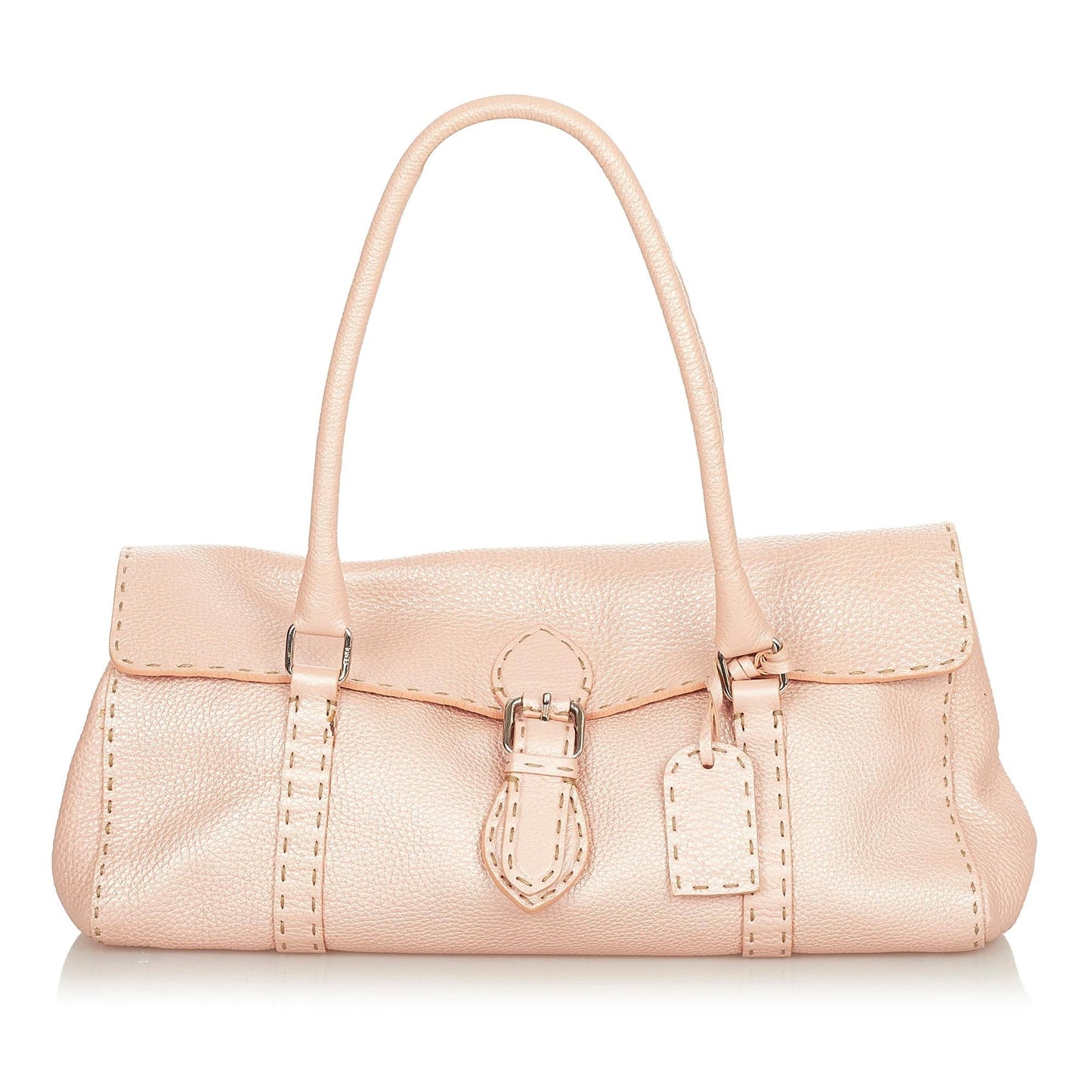 Fendi Selleria Linda Leather Shoulder Bag (24875)