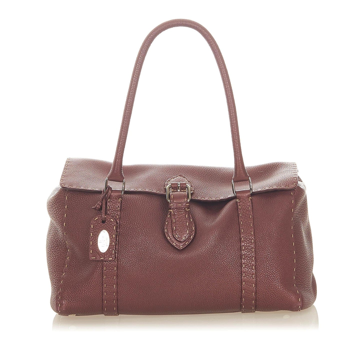 Fendi Selleria Linda Leather Shoulder Bag (31687)