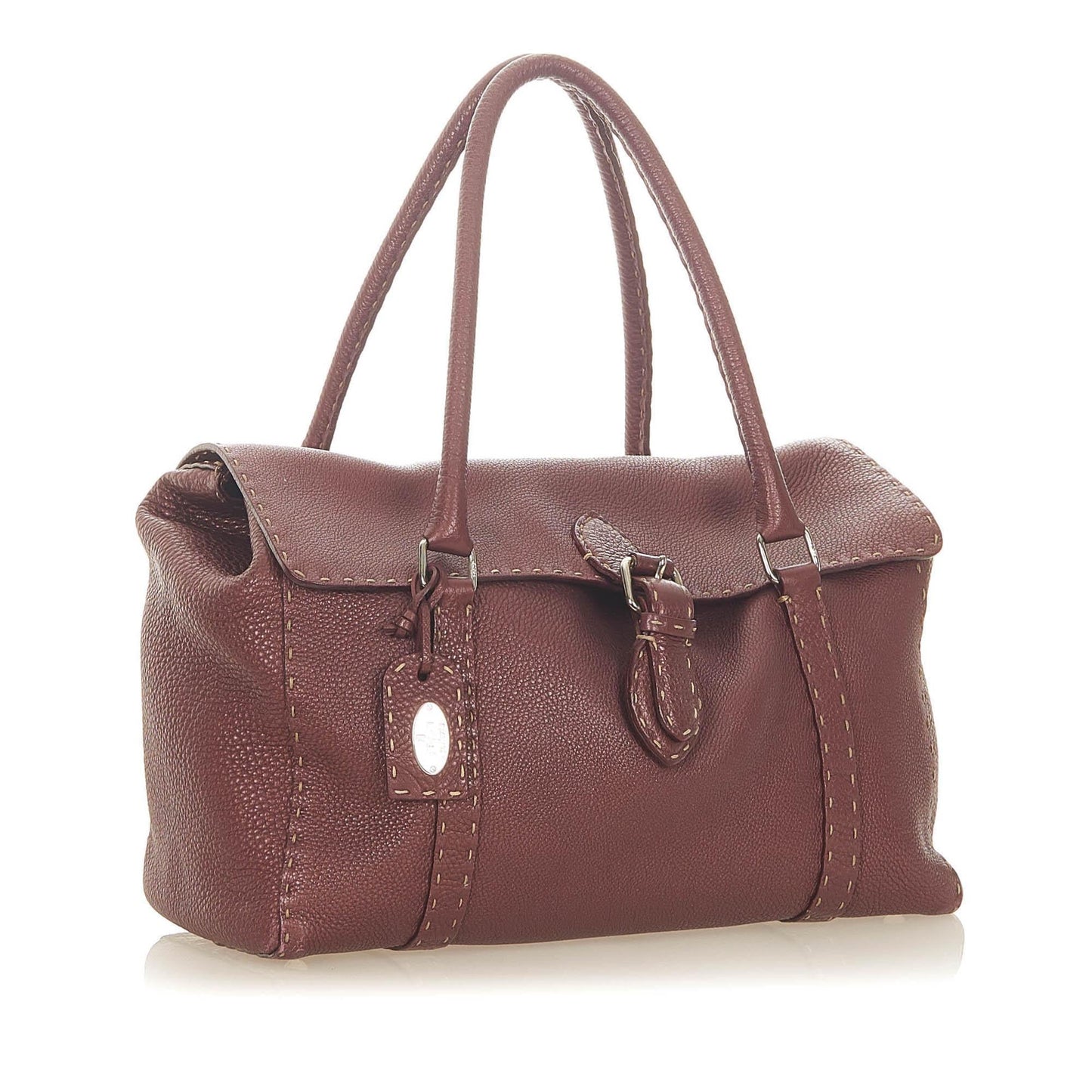 Fendi Selleria Linda Leather Shoulder Bag (31687)