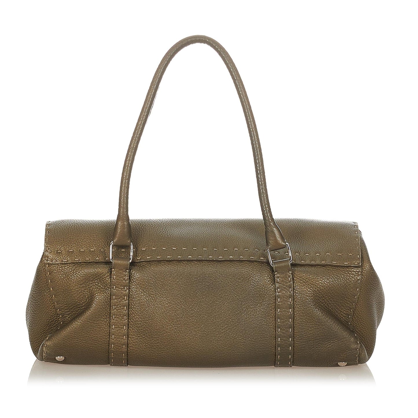 Fendi Selleria Linda Leather Shoulder Bag (31877)