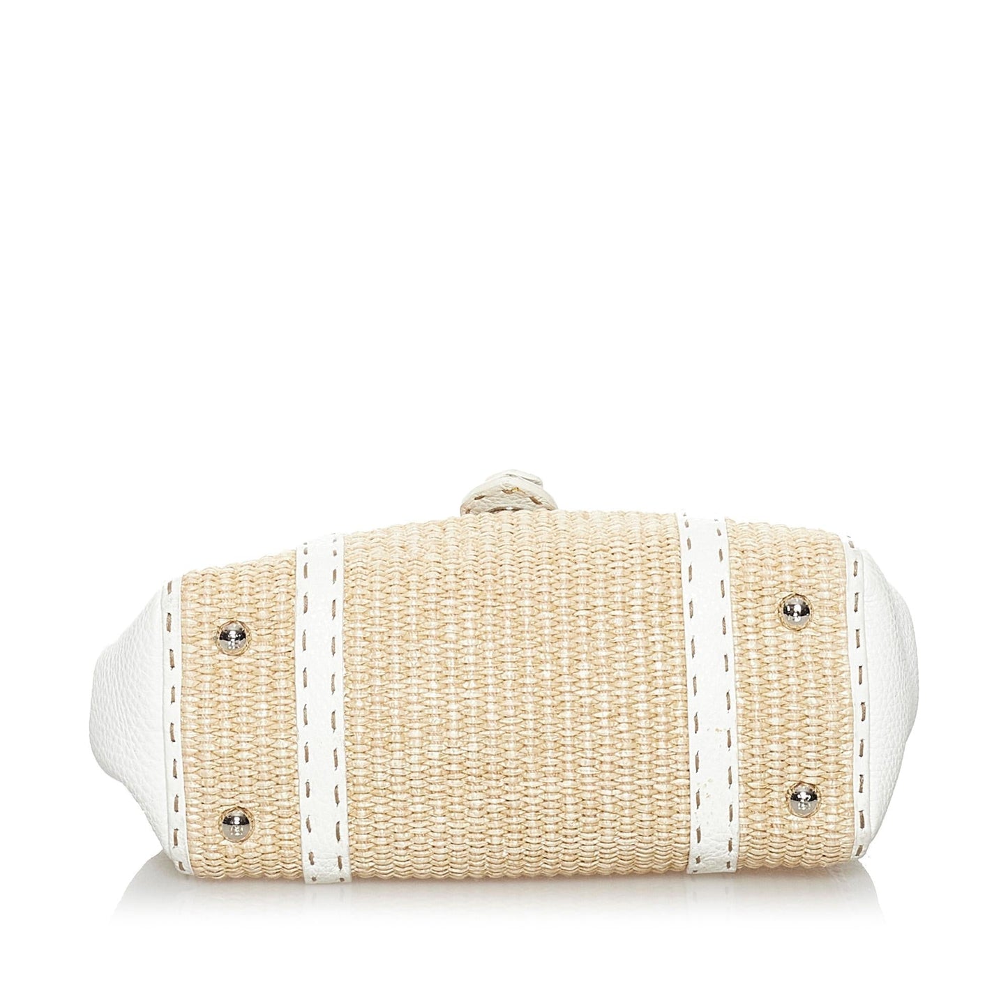 Fendi Selleria Linda Raffia Handbag (29727)