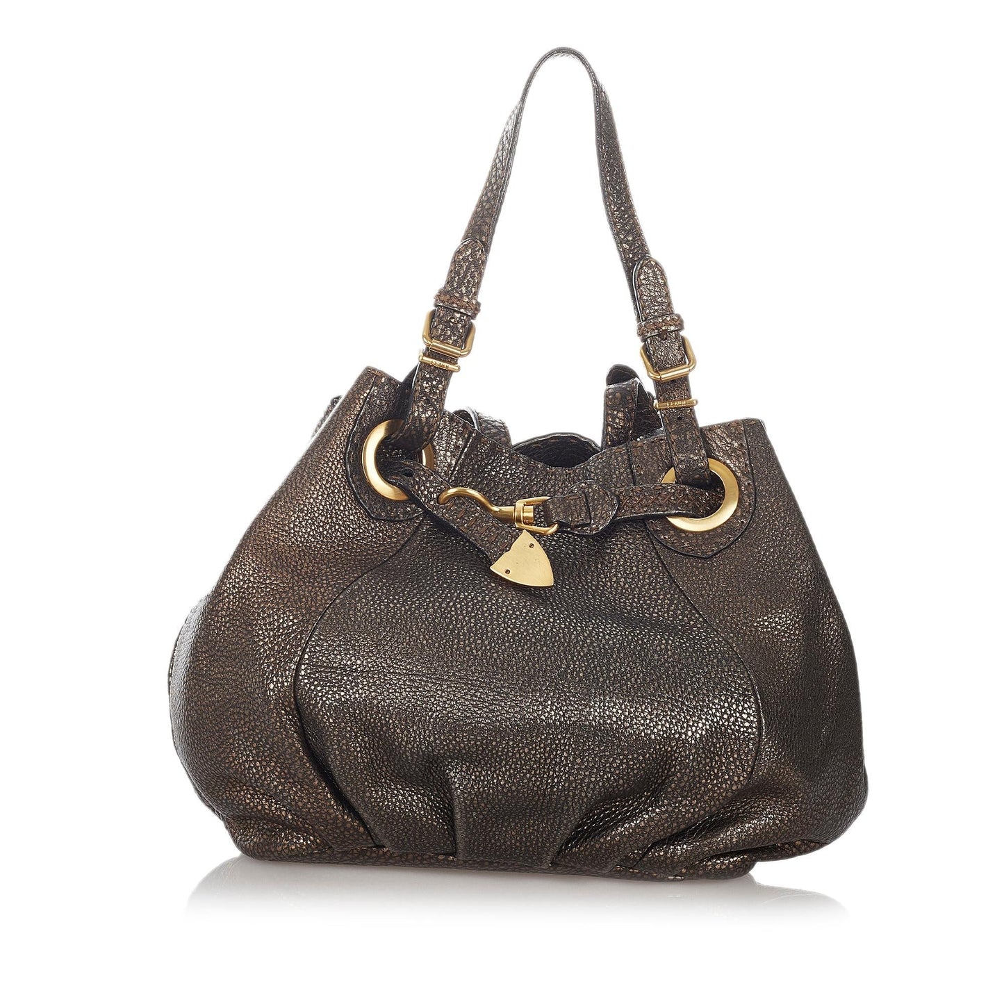Fendi Selleria Pomodorino Leather Tote Bag (26888)