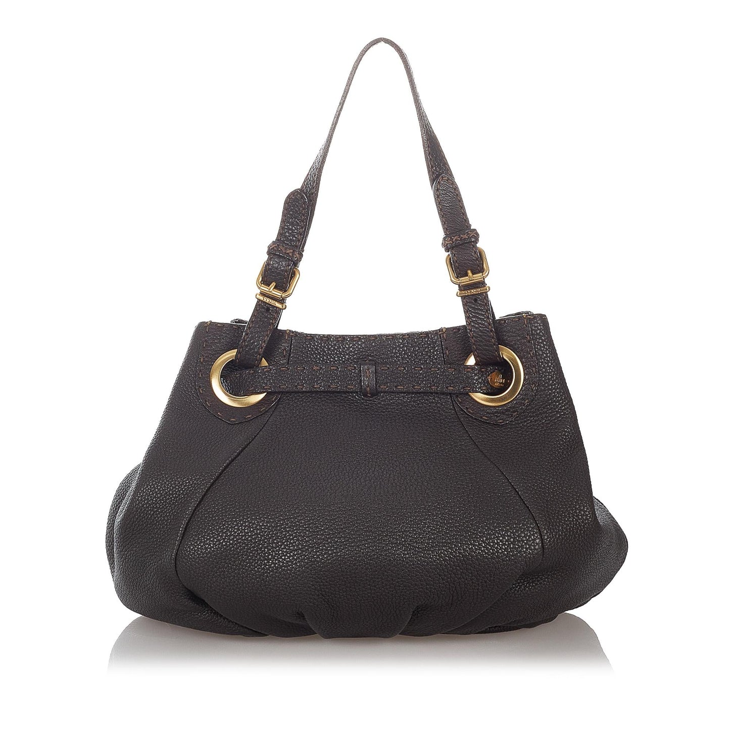 Fendi Selleria Pomodorino Leather Tote Bag (27133)