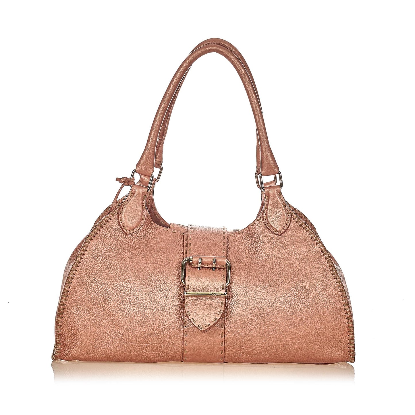 Fendi Selleria Sporty Leather Shoulder Bag (31796)
