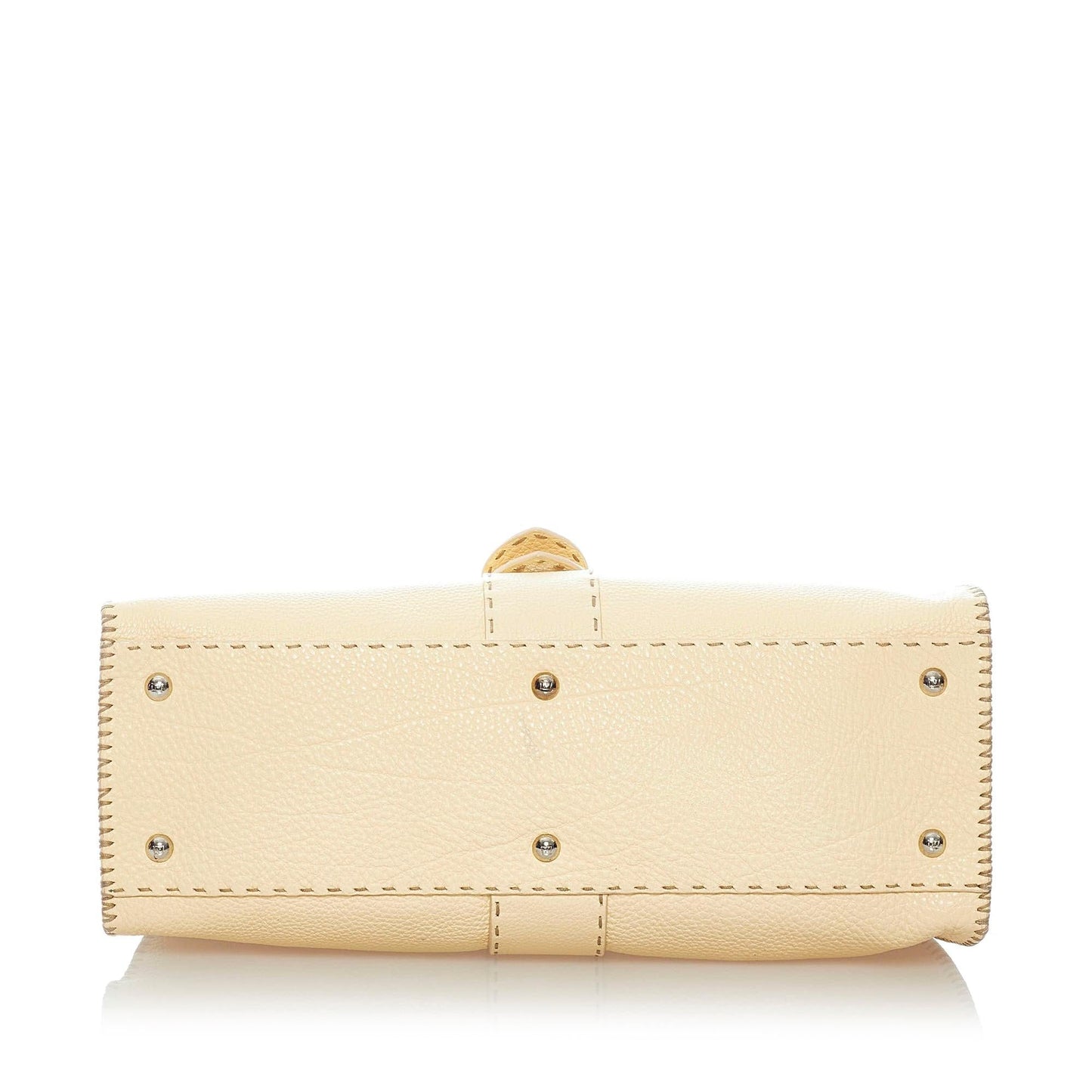 Fendi Selleria Sporty Leather Shoulder Bag (33592)