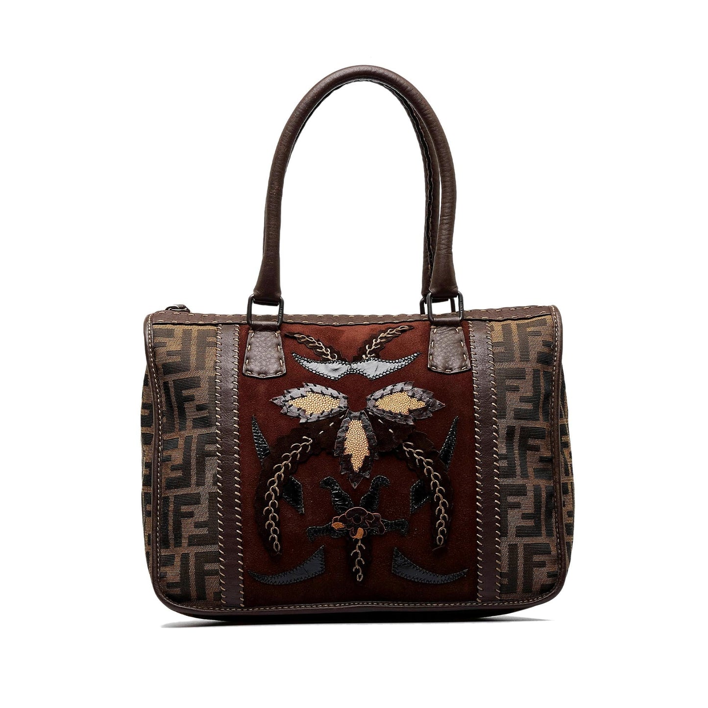 Fendi Selleria Zucca Handbag (g50LRJ)