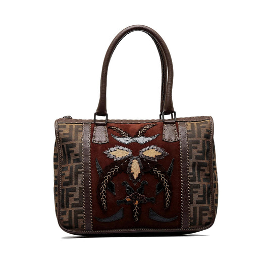 Fendi Selleria Zucca Handbag (g50LRJ)