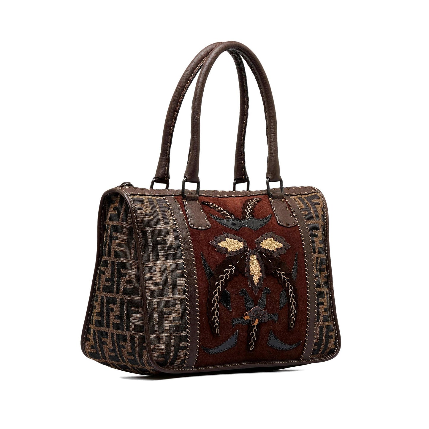 Fendi Selleria Zucca Handbag (g50LRJ)