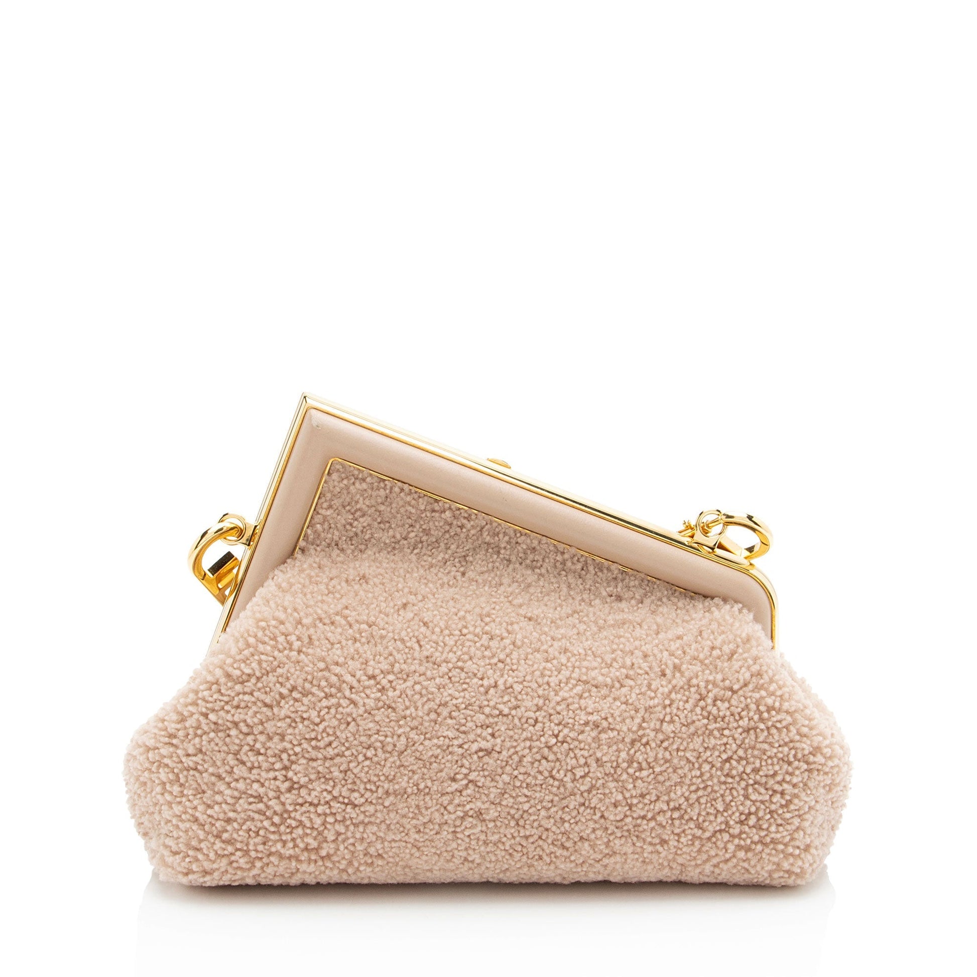 Fendi Leather Logo Pouch