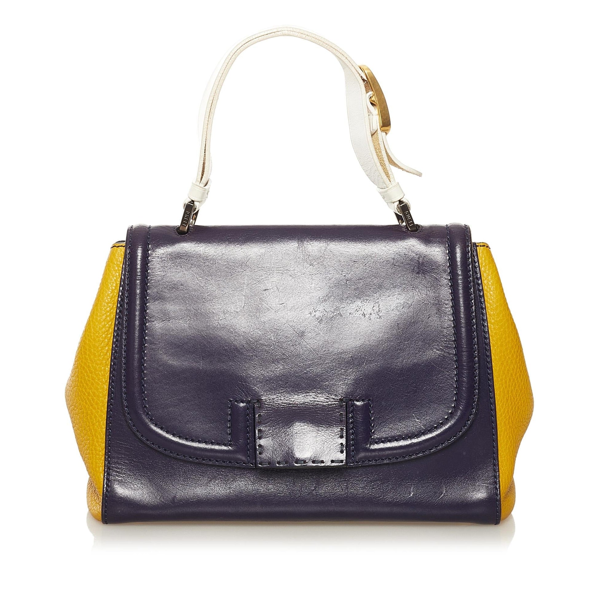 Fendi Silvana Leather Satchel