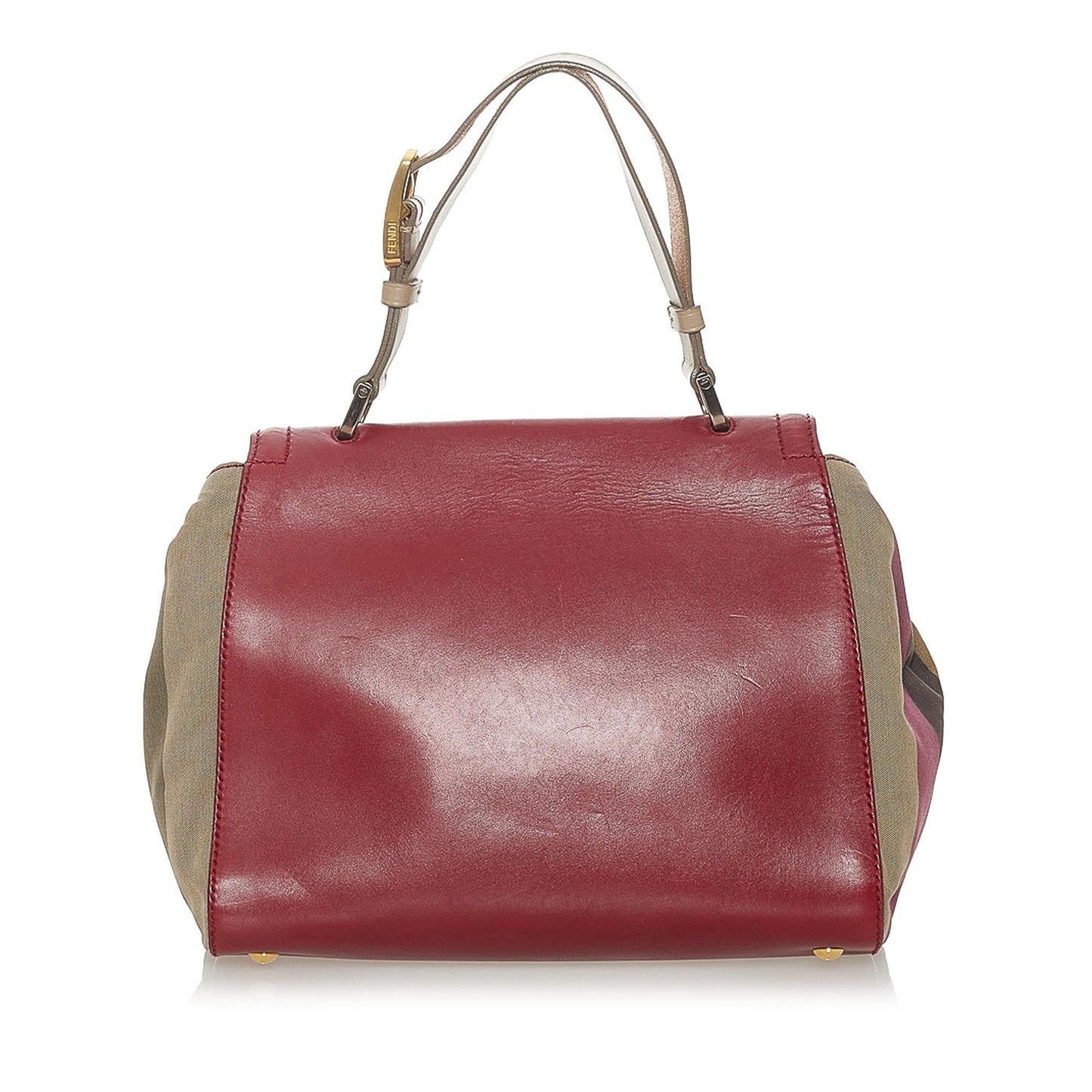 Fendi Silvana Leather Satchel (37729)