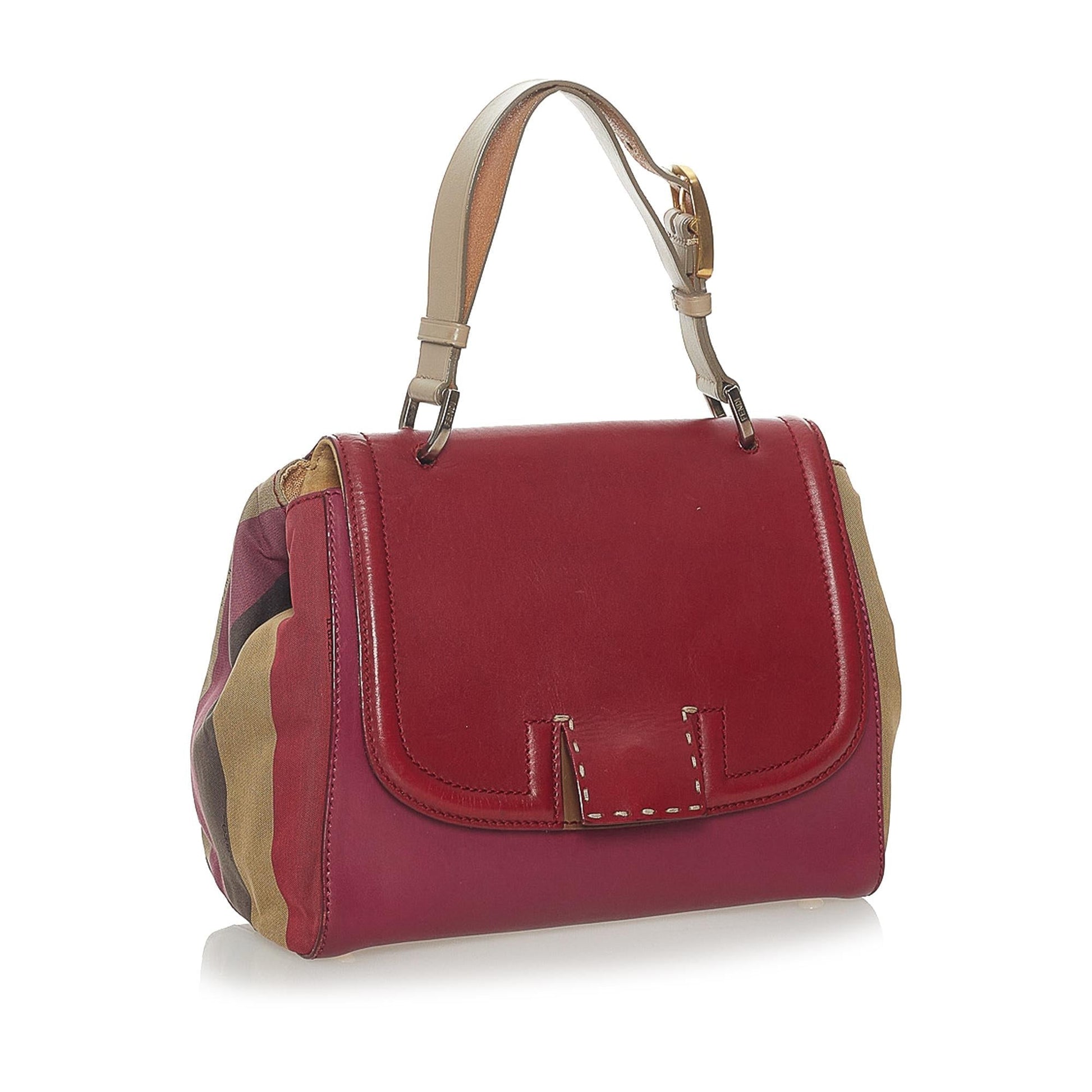 Fendi Silvana Leather Satchel