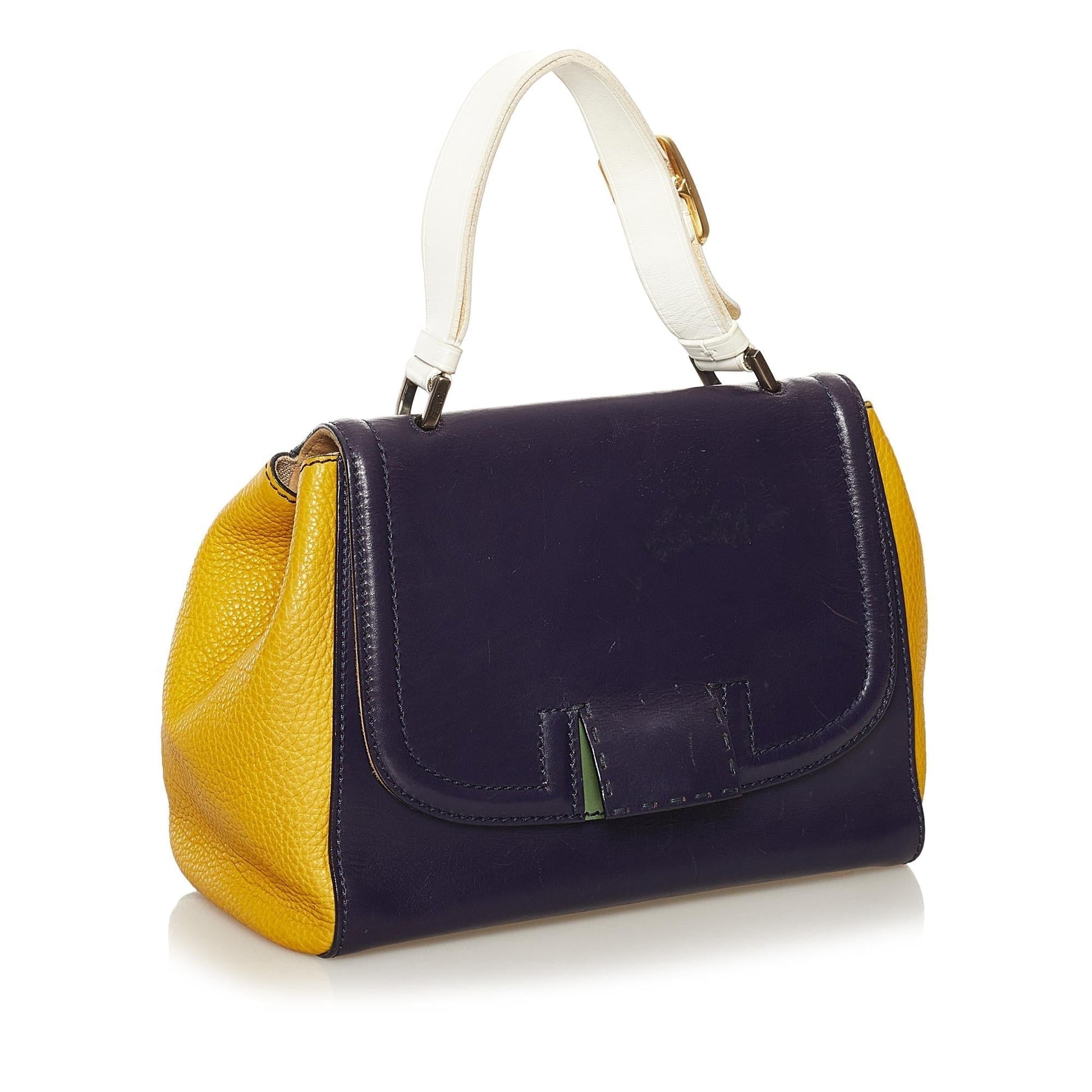 Fendi Silvana Leather Satchel