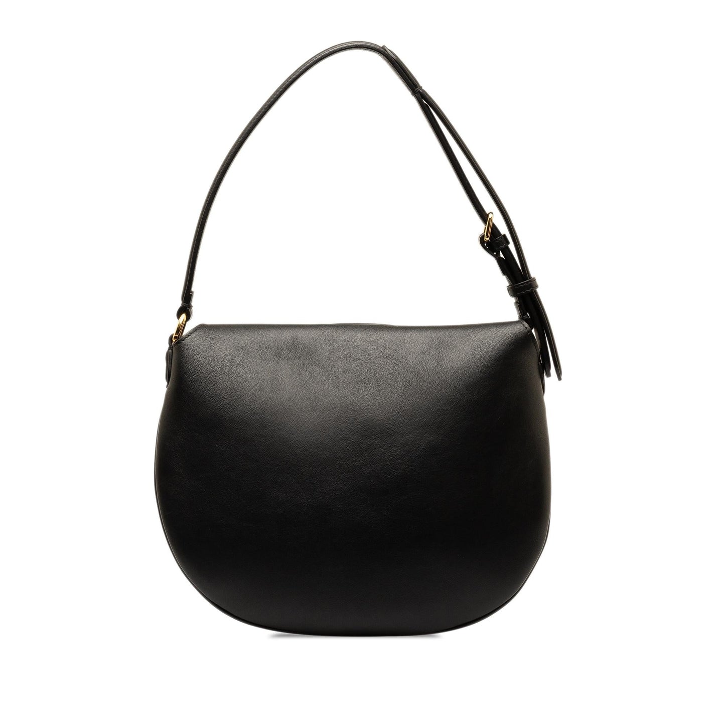 Fendi Small Leather Croissant Hobo (DNdErr)