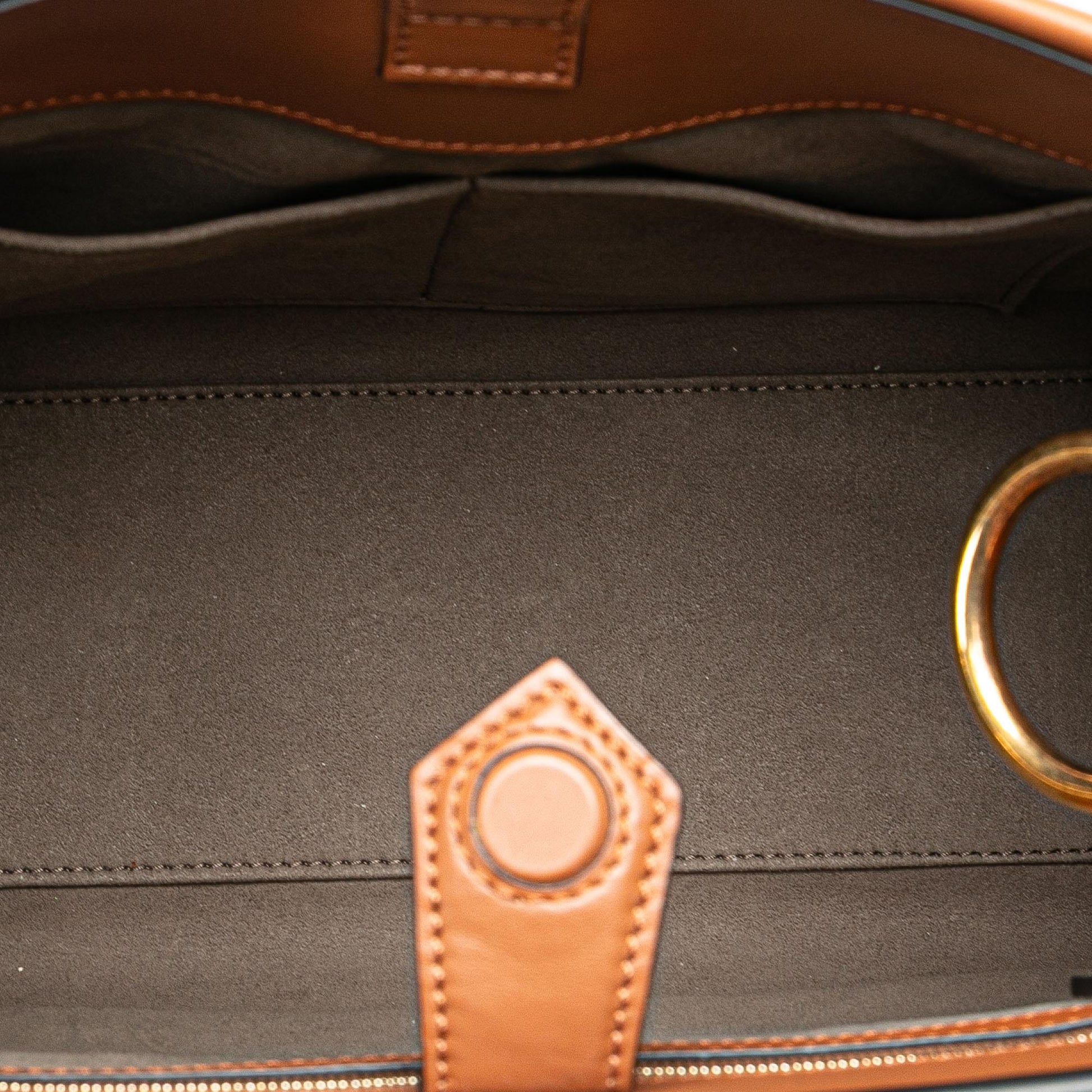 Fendi Small Leather Runaway Satchel