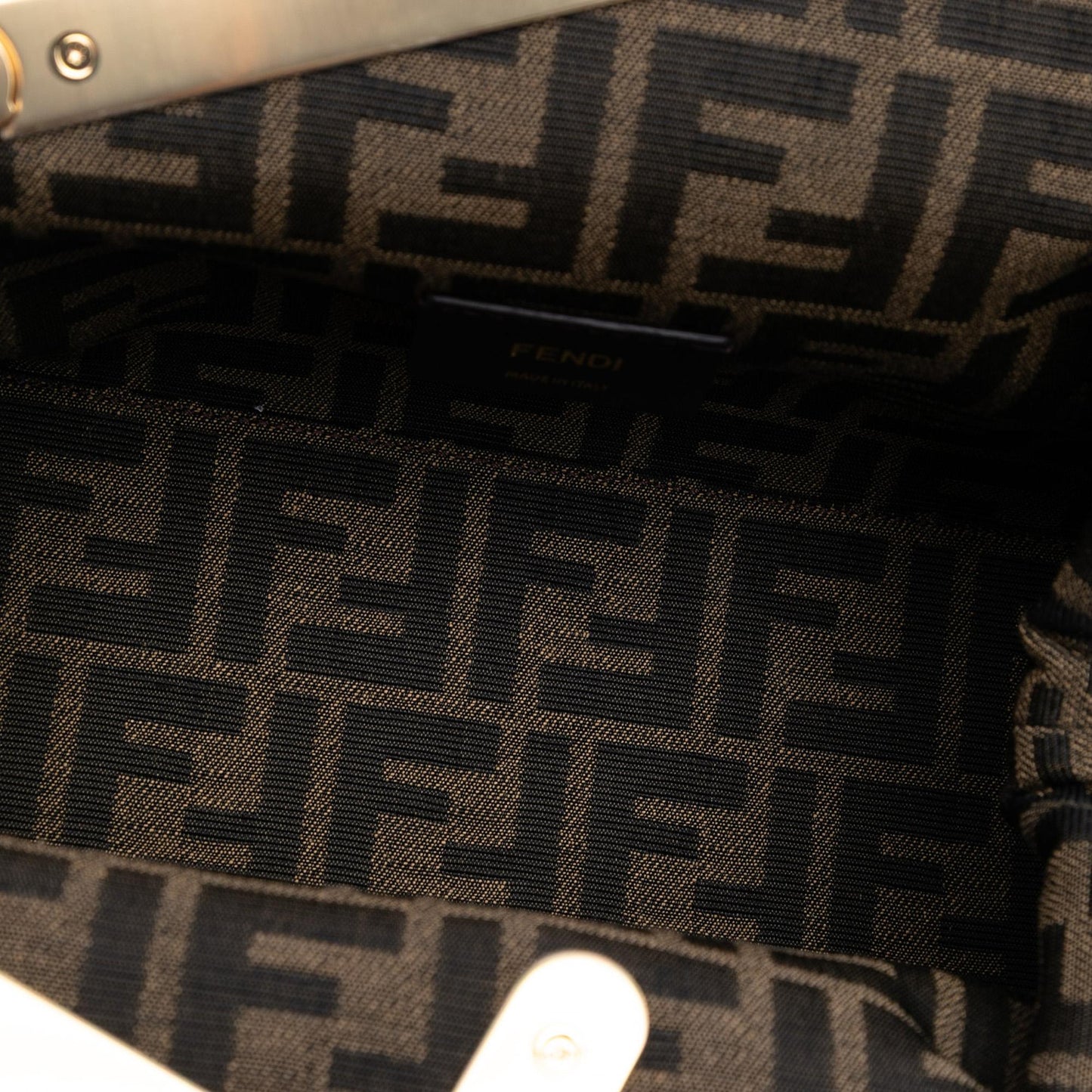 Fendi Woven Leather FF Crossbody