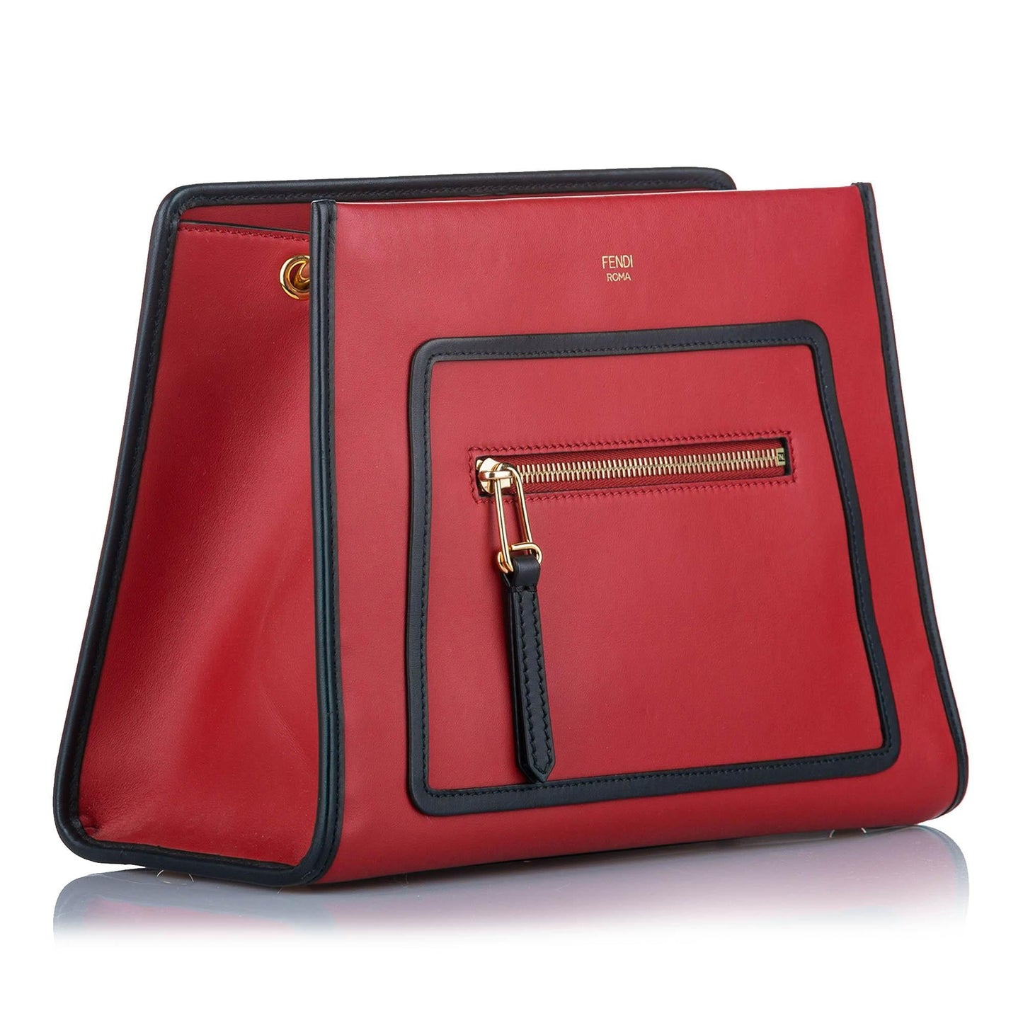 Fendi Small Runaway Leather Satchel (RvEjnY)