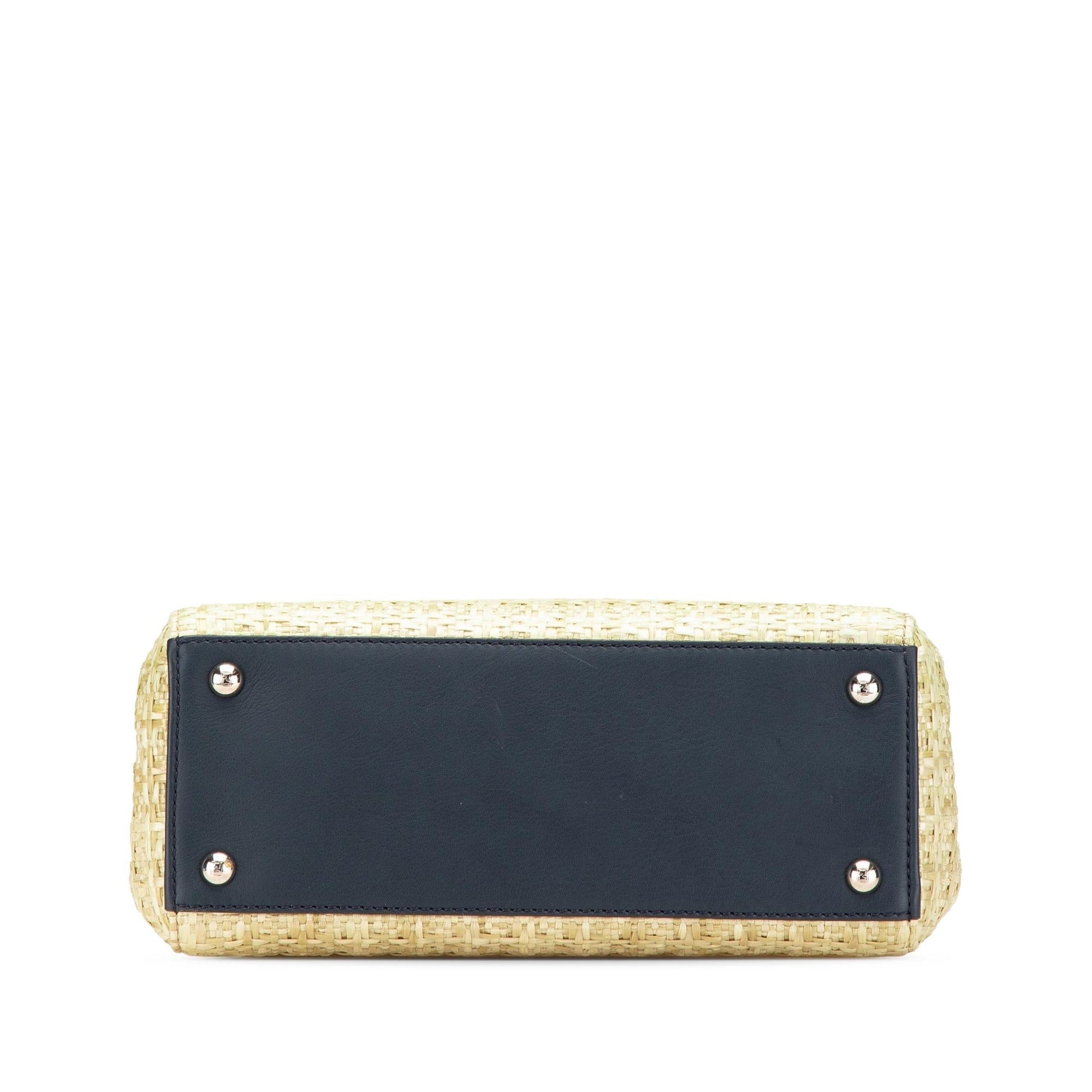 Fendi Zucca Canvas Convertible Baguette Satchel