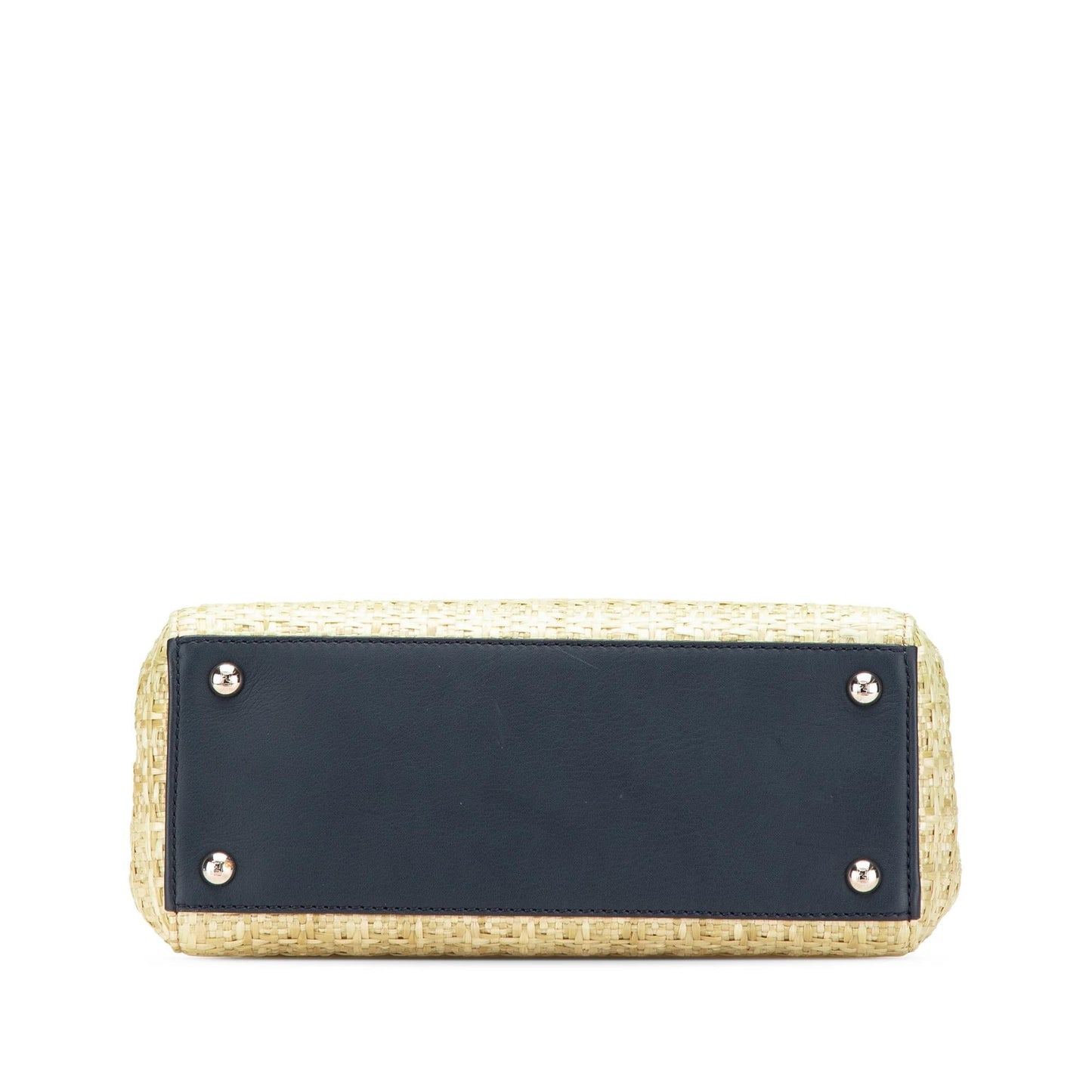 Fendi Large Denim Baguette Satchel