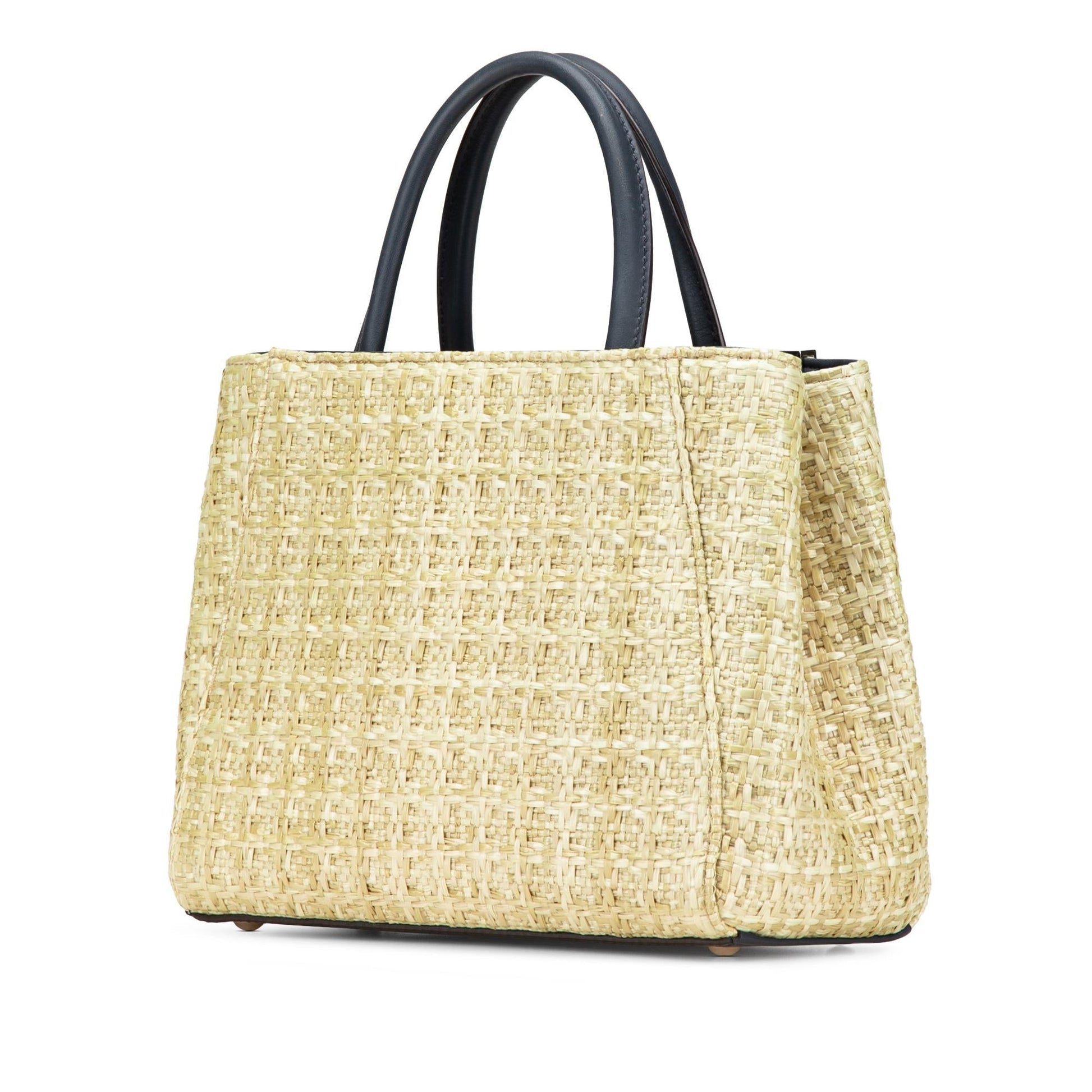 Fendi Large Denim Baguette Satchel