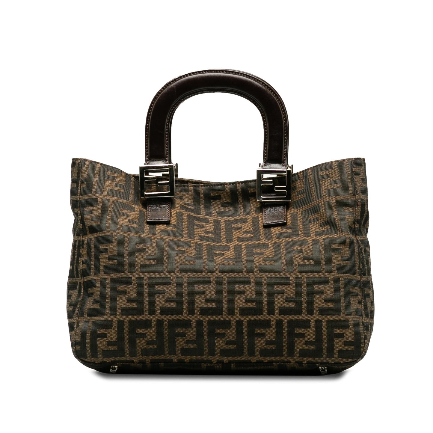 Fendi Small Zucca Canvas Twins Tote