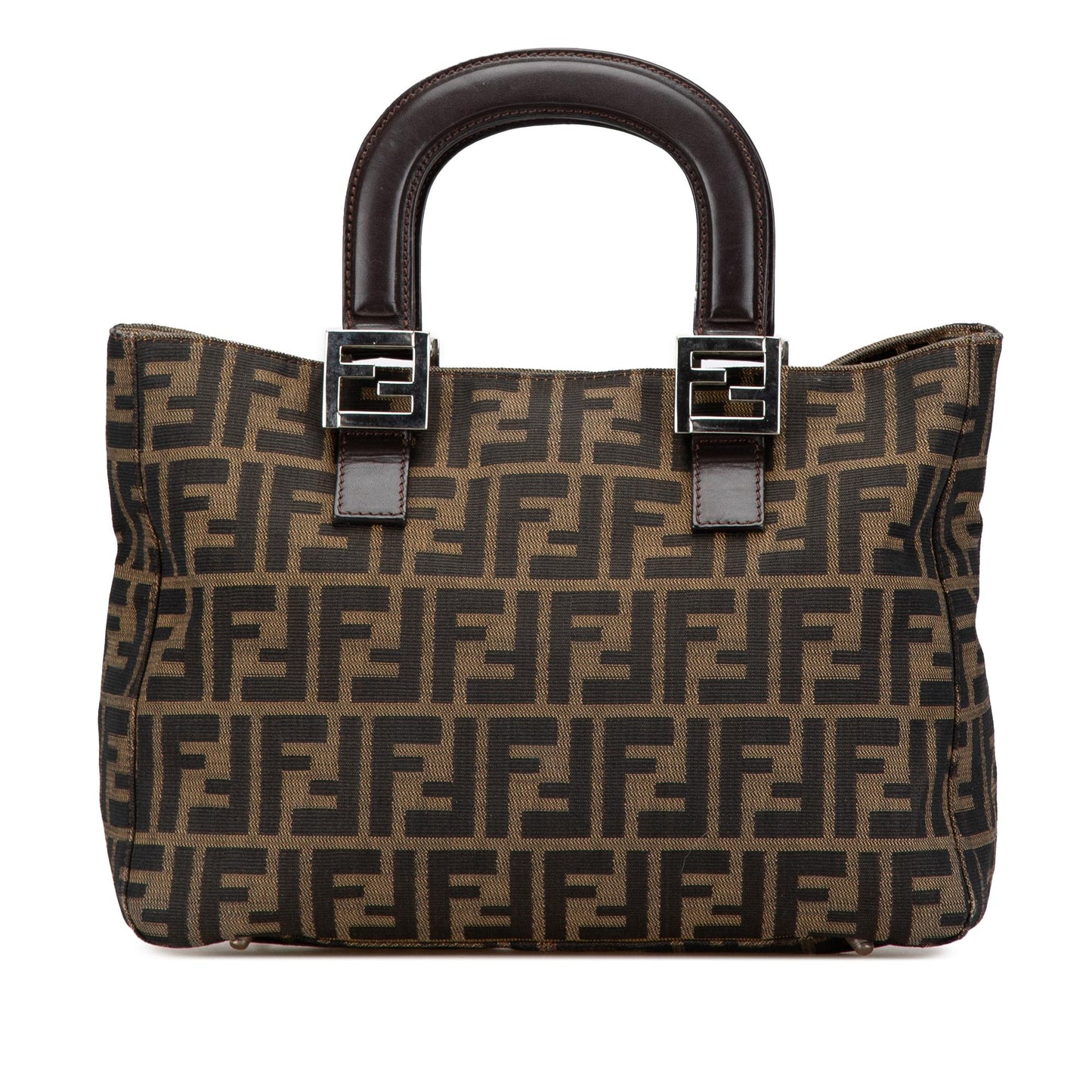Fendi Small Zucca Canvas Twins Tote
