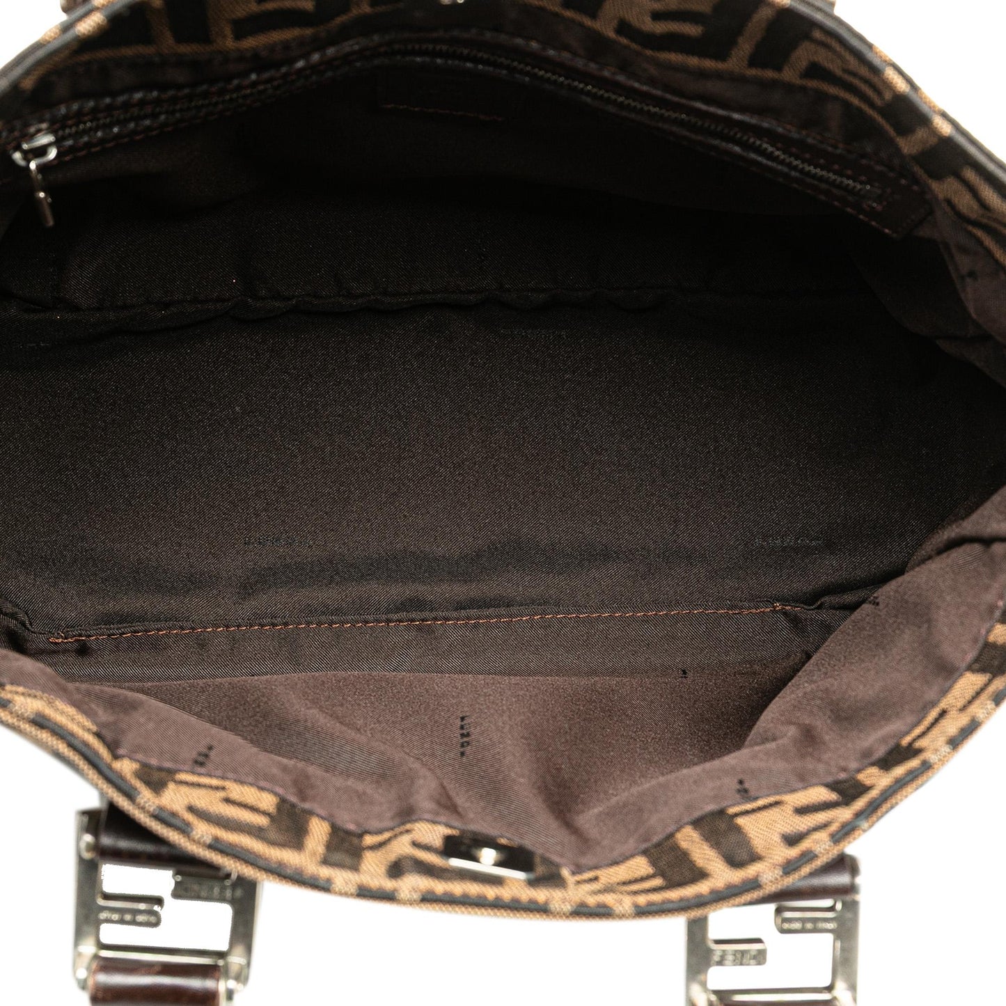 Fendi Small Zucca Canvas Twins Tote