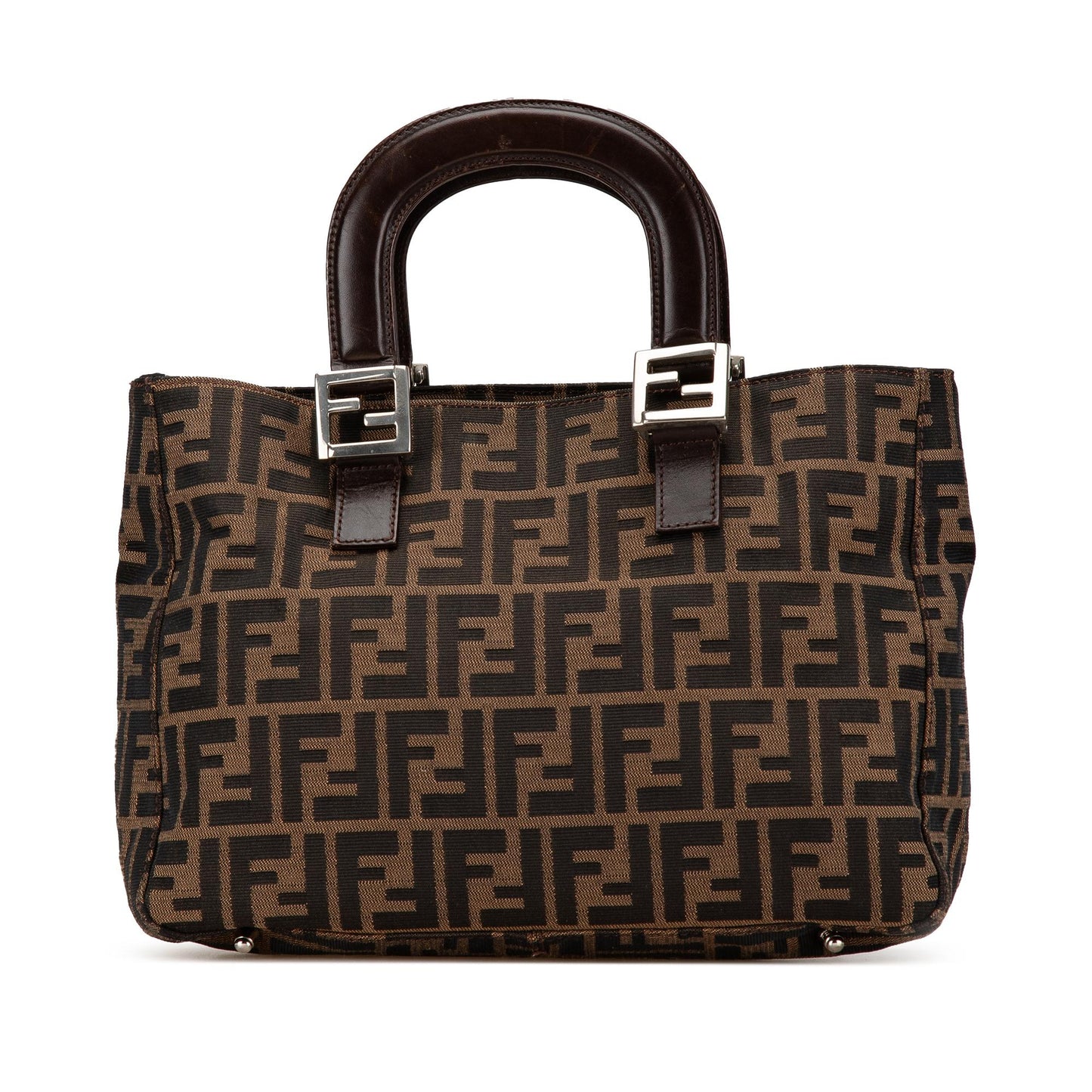 Fendi Small Zucca Canvas Twins Tote
