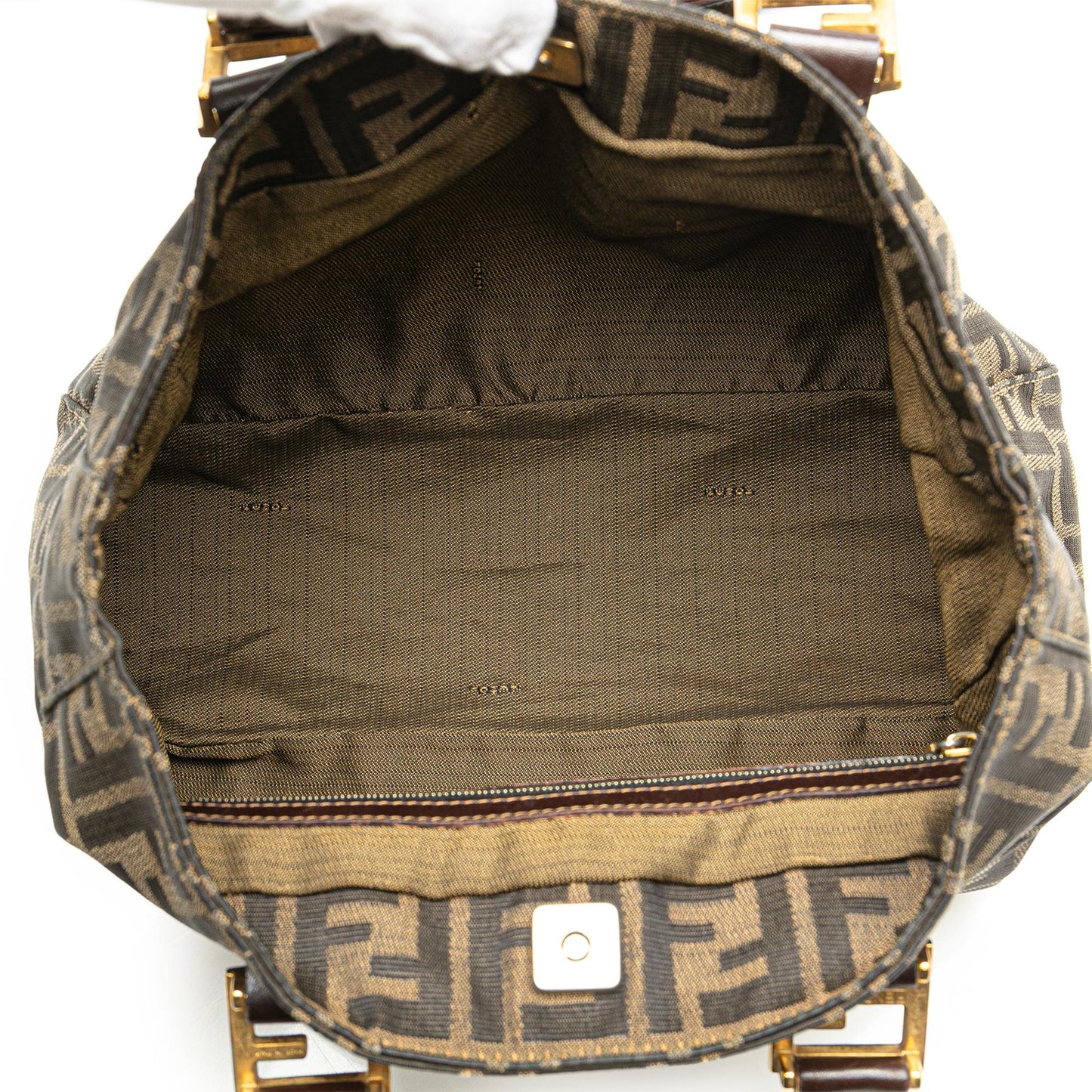 Fendi Small Zucchino Canvas Tote