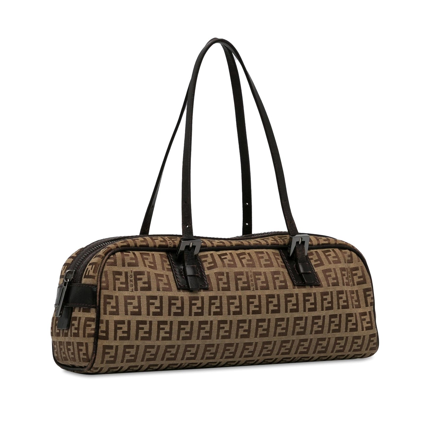 Fendi Small Zucchino Canvas Handbag (fba6xB)