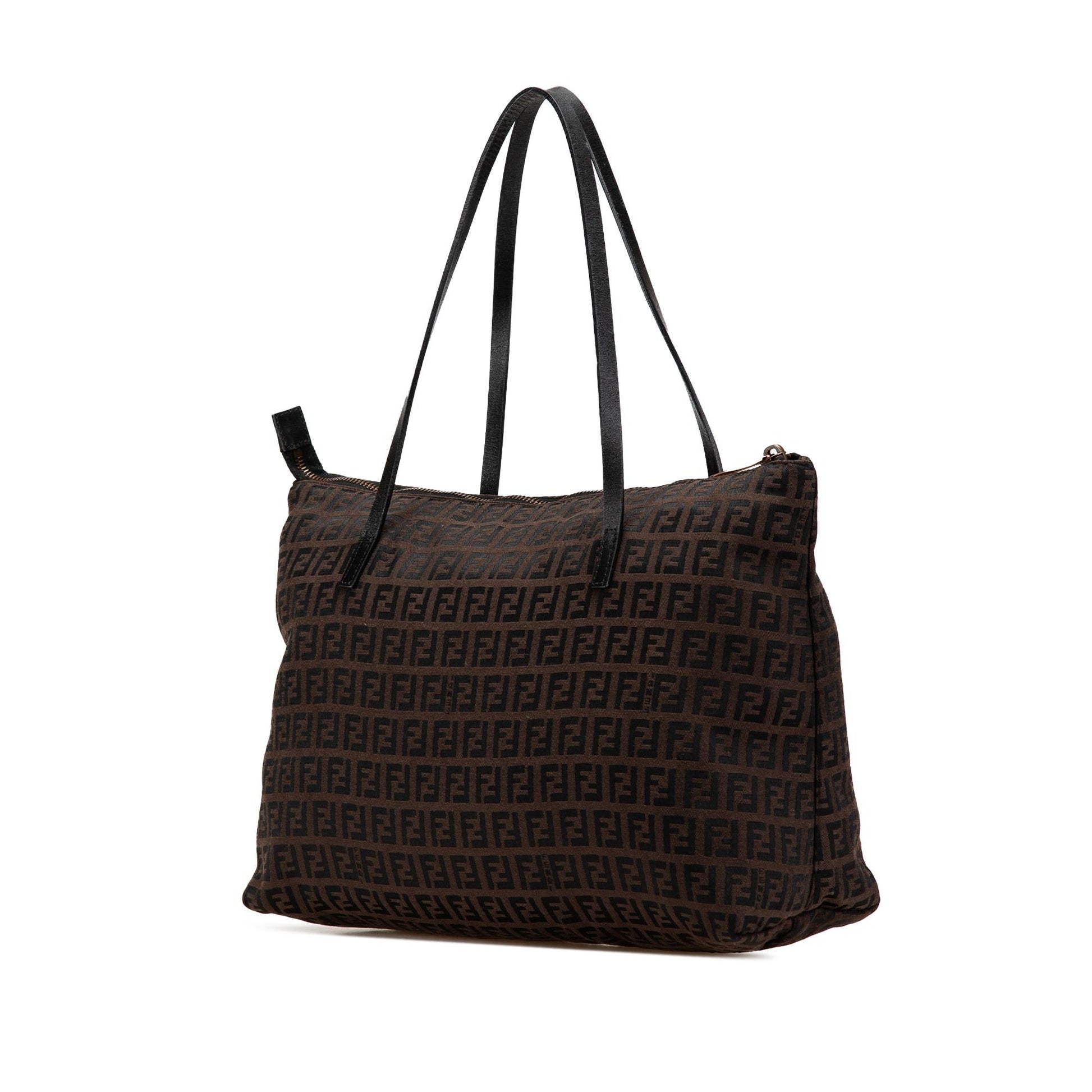 Fendi Small Zucchino Canvas Tote