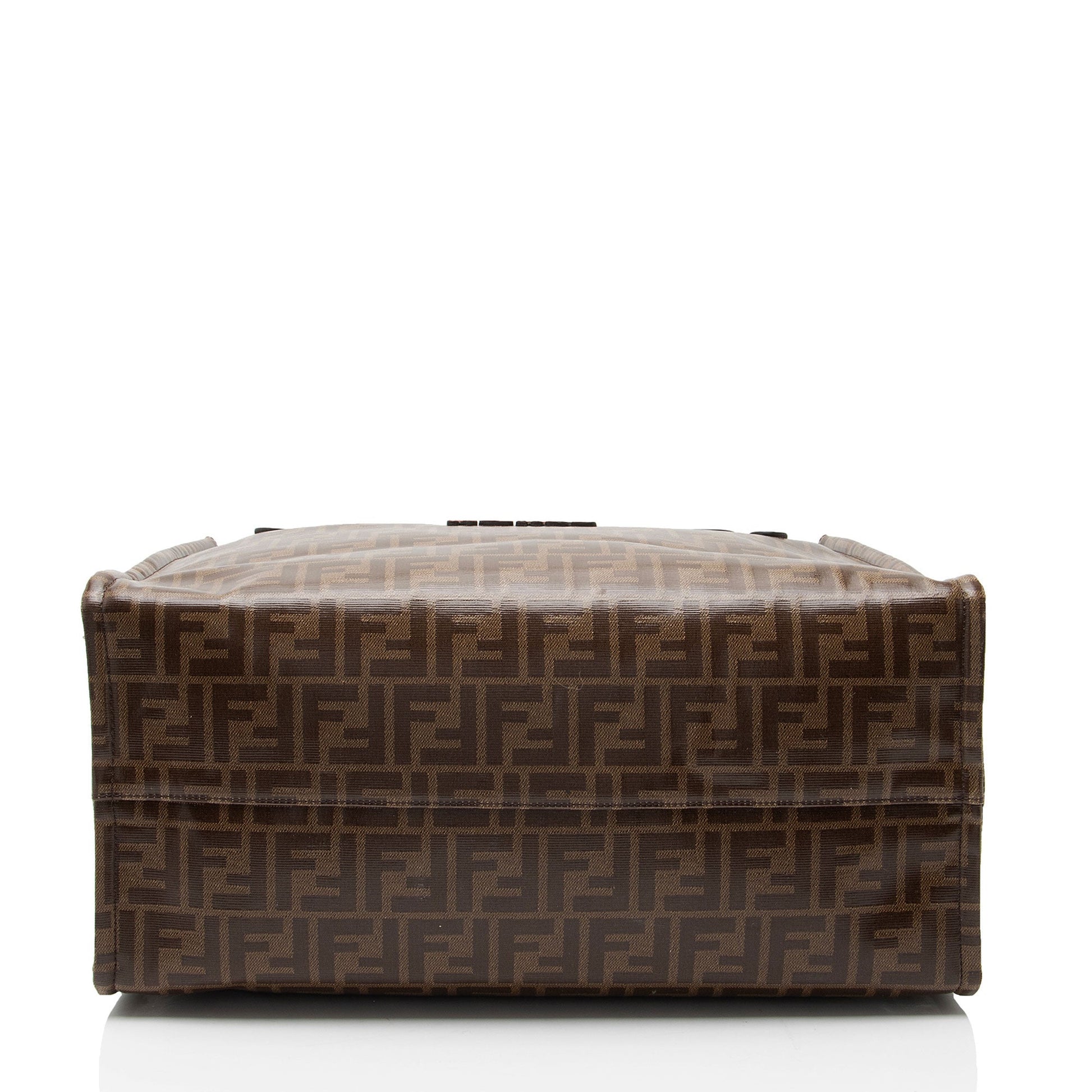 Fendi Spalmati Fila Mania Logo Shopper Tote