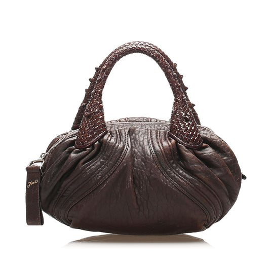 Fendi Spy Leather Handbag (22407)