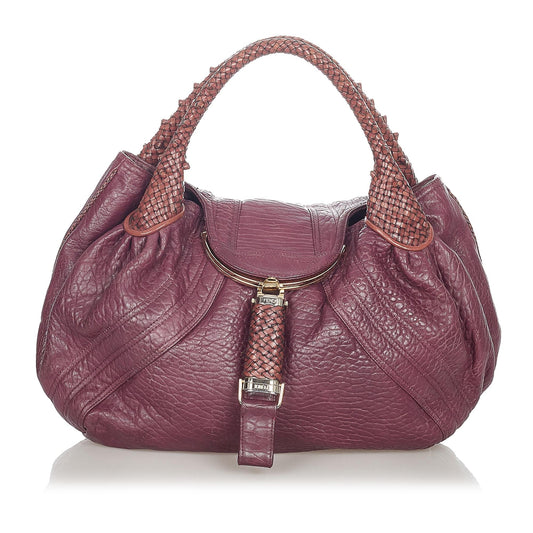 Fendi Spy Leather Handbag (23761)