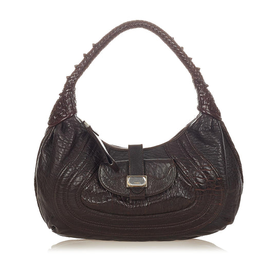 Fendi Spy Leather Handbag (26184)