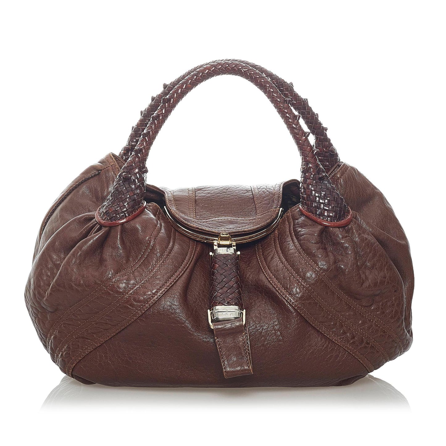 Fendi Spy Leather Handbag (33435)