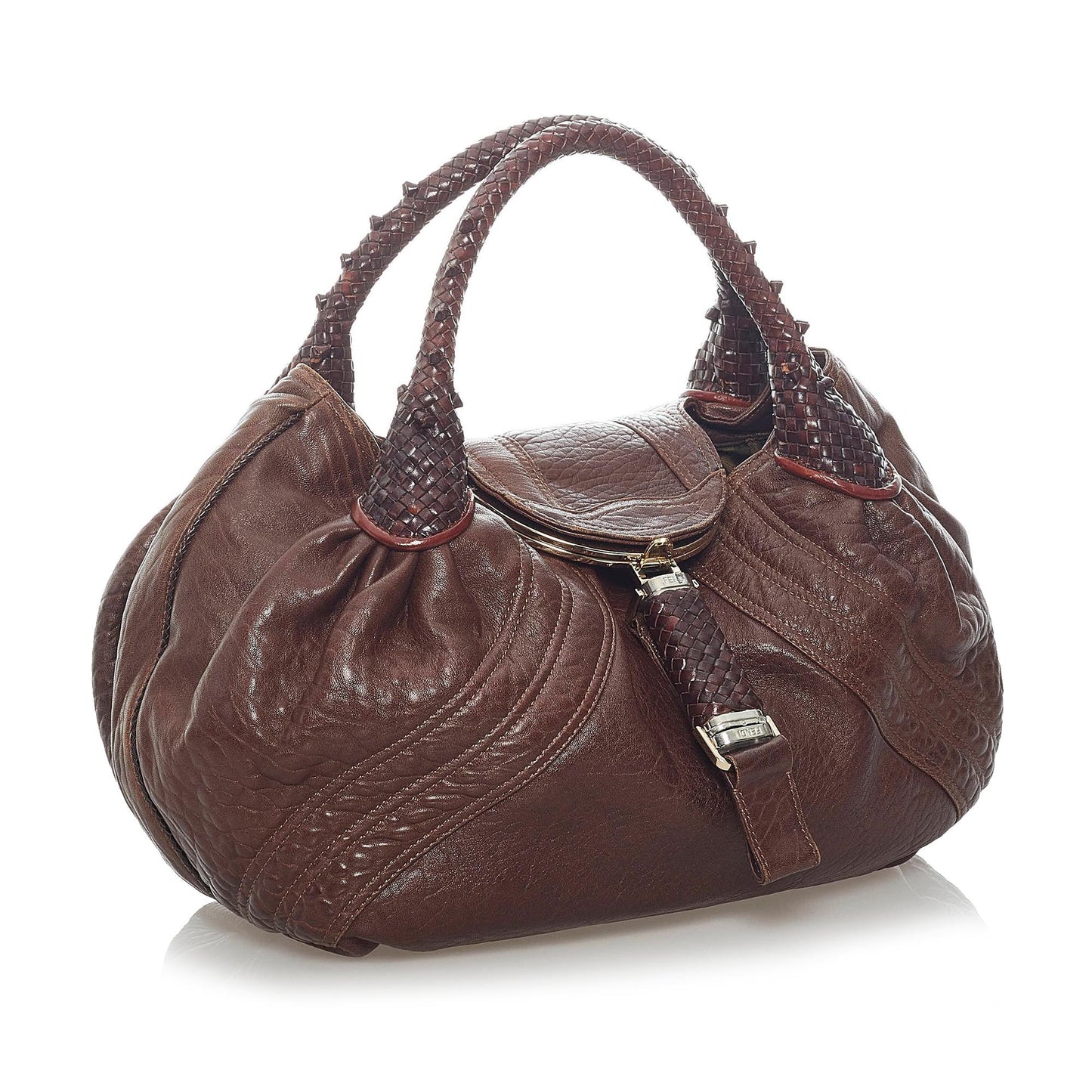 Fendi Spy Leather Handbag (33435)