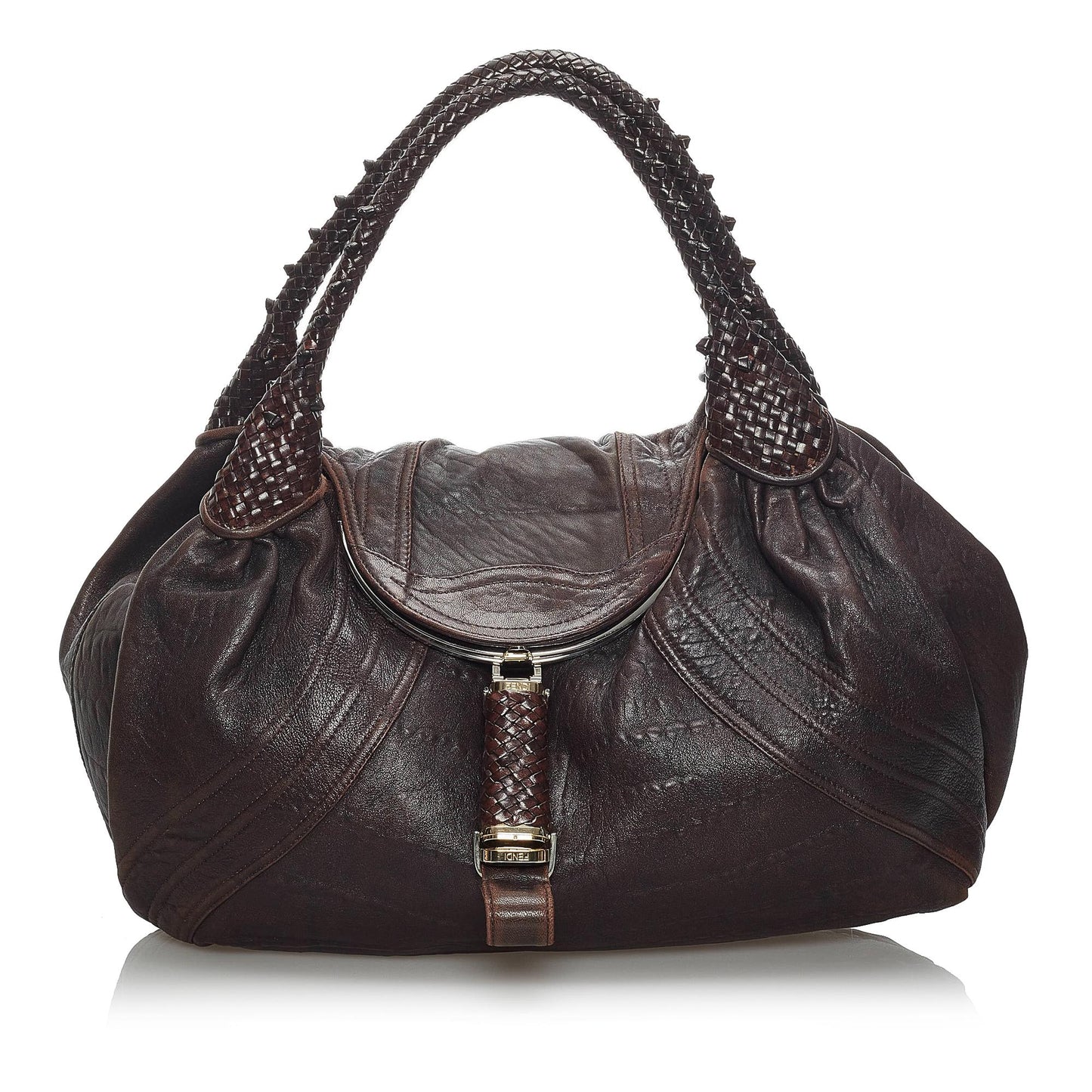 Fendi Spy Leather Handbag (34038)