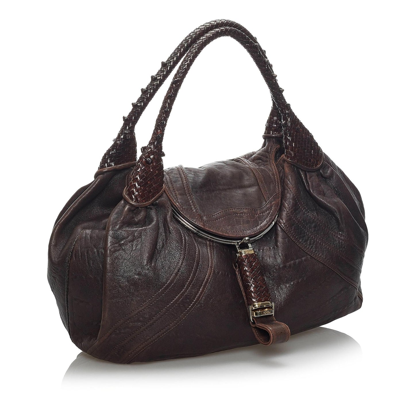 Fendi Spy Leather Handbag (34038)