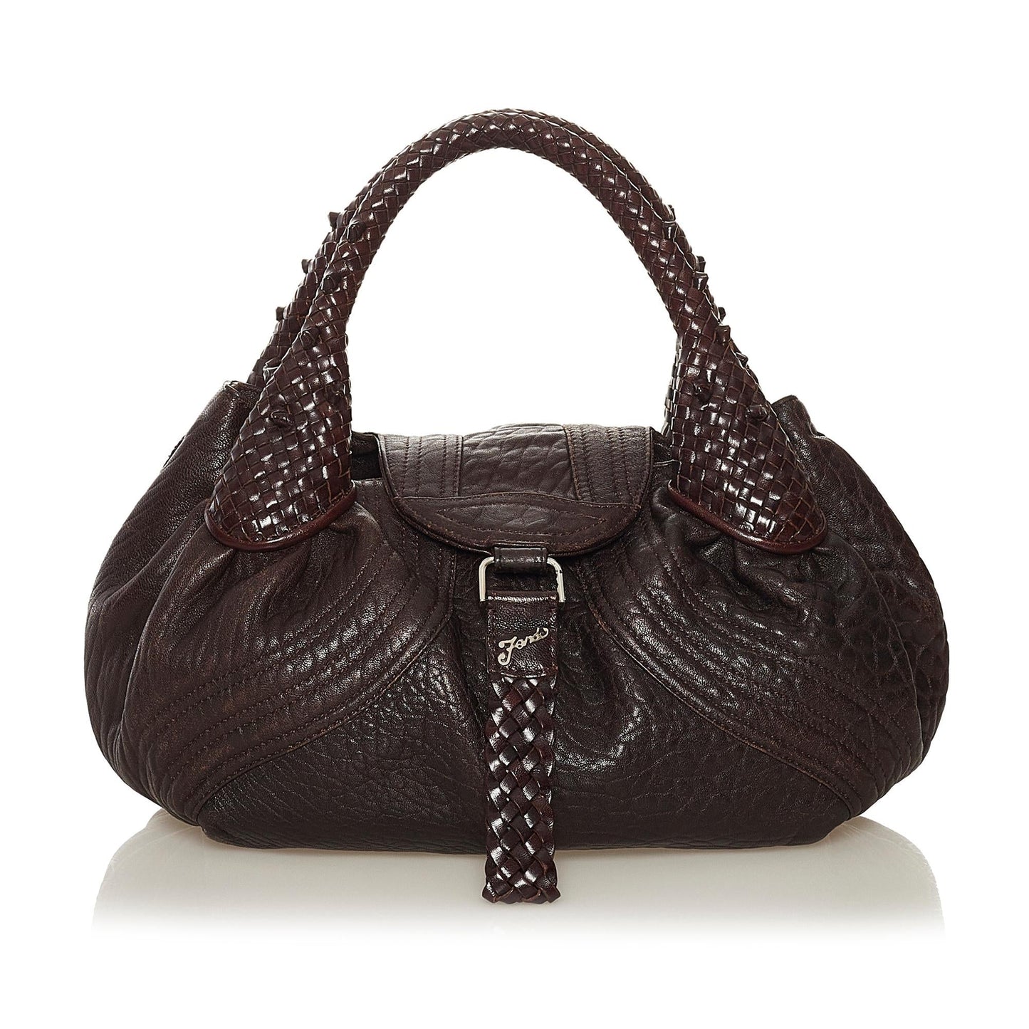 Fendi Spy Leather Handbag (34436)