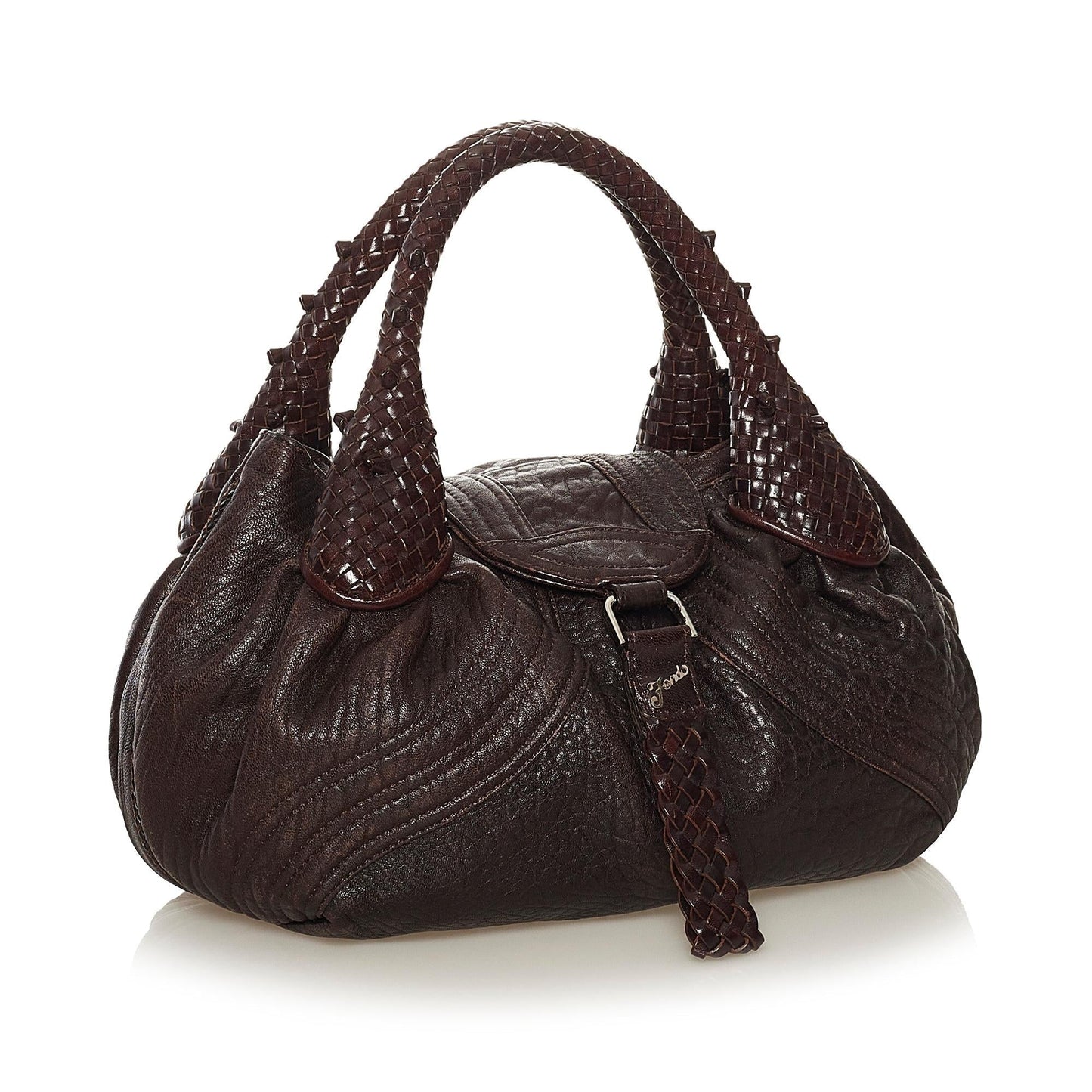 Fendi Spy Leather Handbag