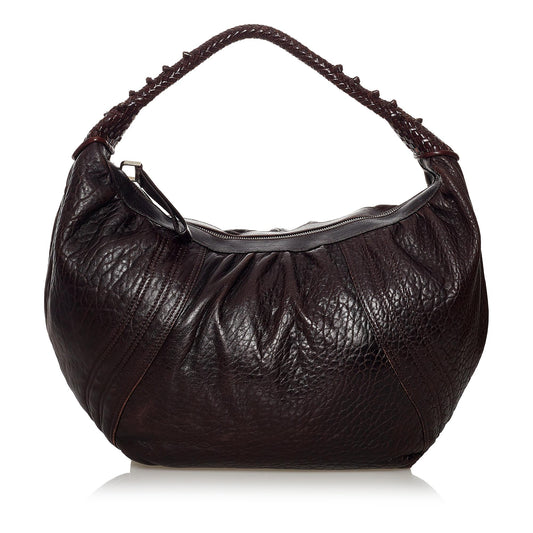 Fendi Spy Leather Hobo Bag (30874)