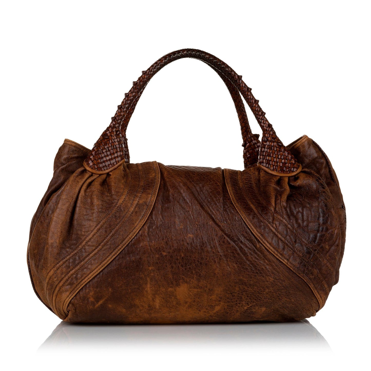 Fendi Spy Leather Hobo Bag (35197)