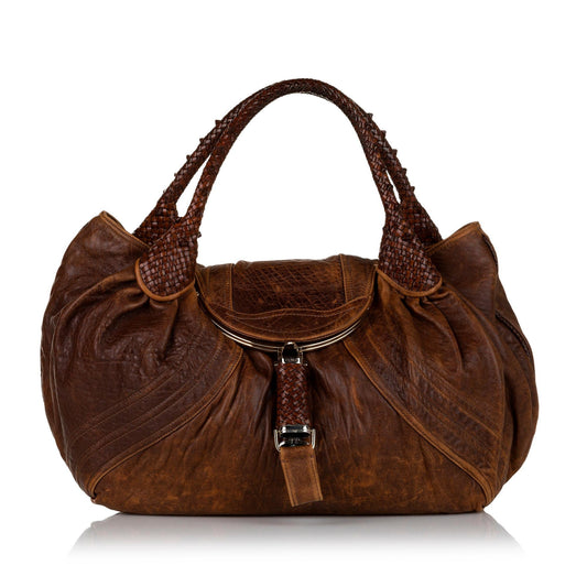 Fendi Spy Leather Hobo Bag (35197)